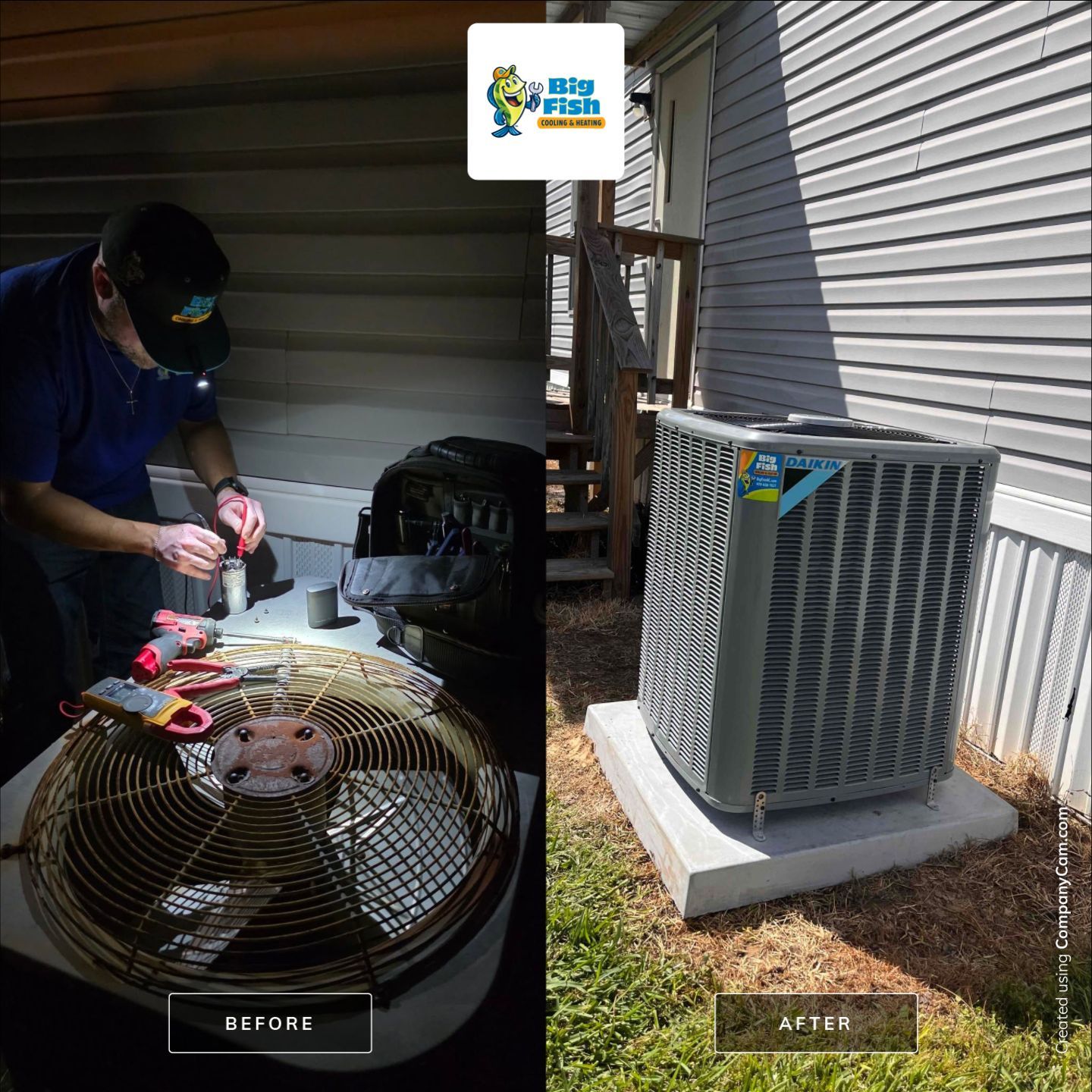 Mobile Home System Replacement by Big Fish Cooling & Heating