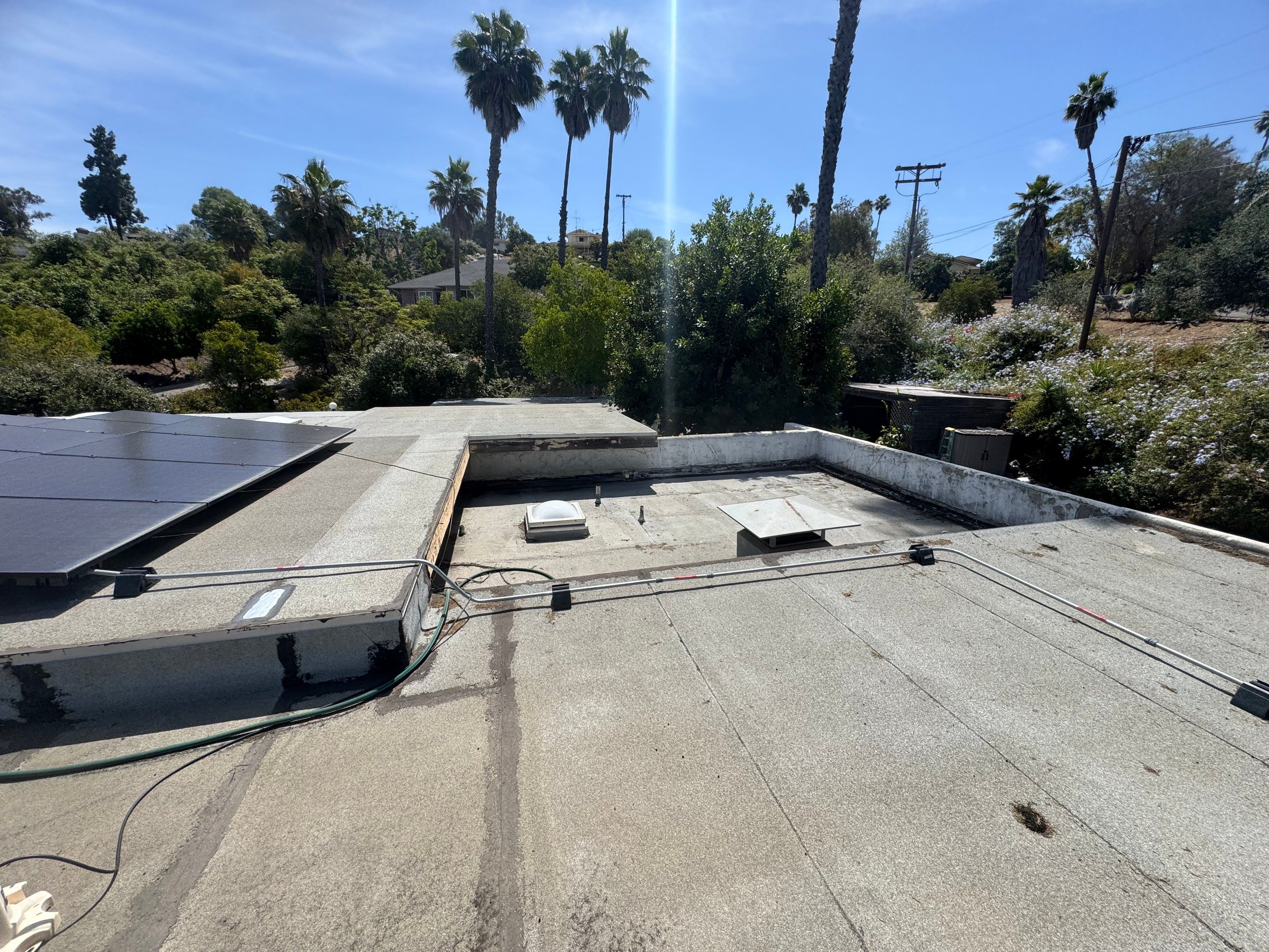 Silicone Roof Restoration – Escondido, CA by Zenith Roofing Services