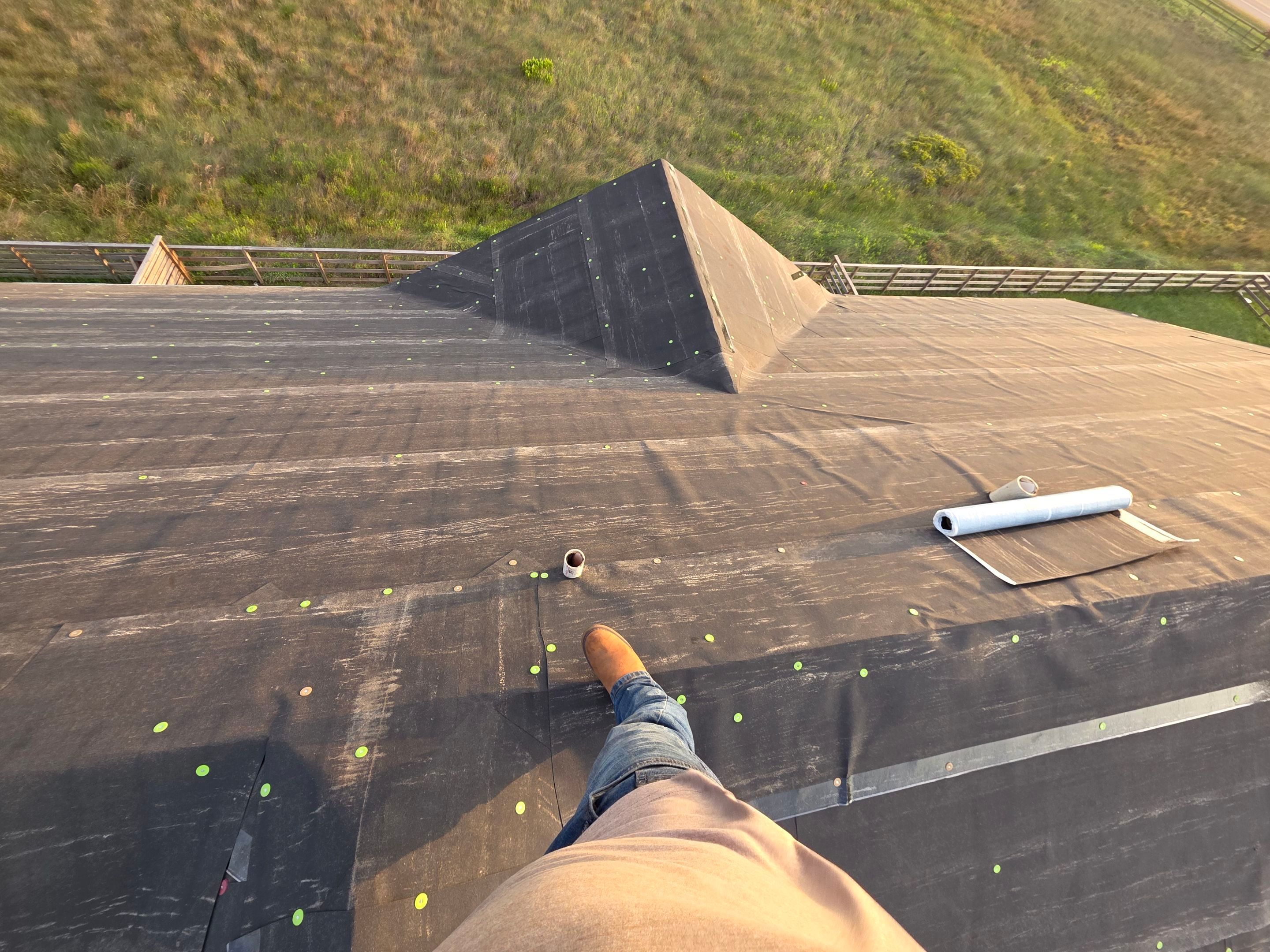 We Aint Scared of heights  by Bayfront Roofing and Construction