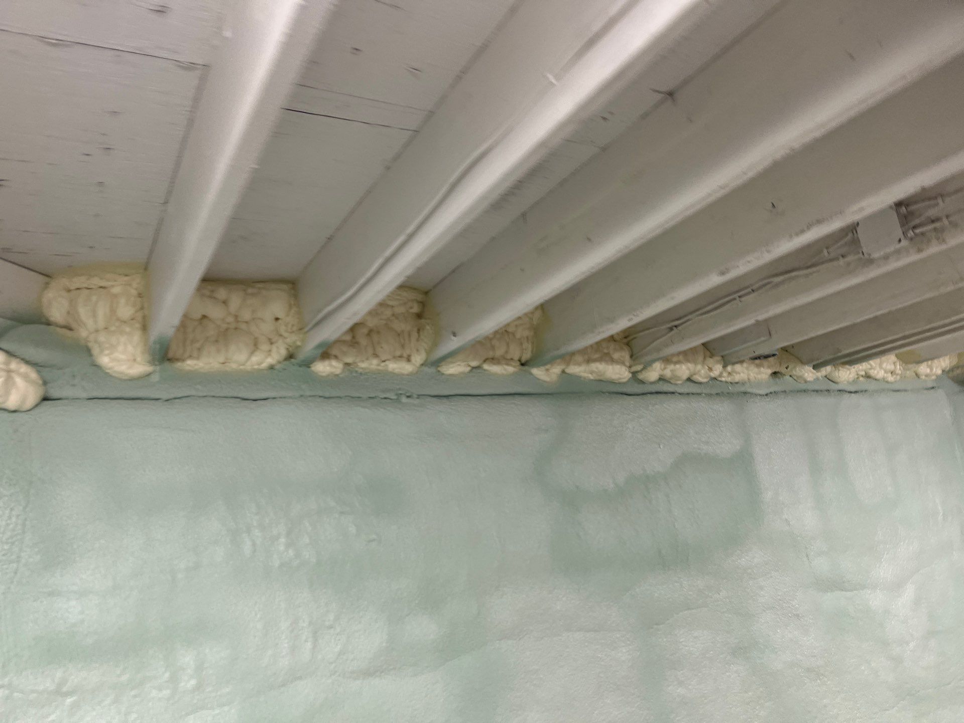 Basement Exterior Walls using Closed Cell Spray Foam by NYS Foam & Energy