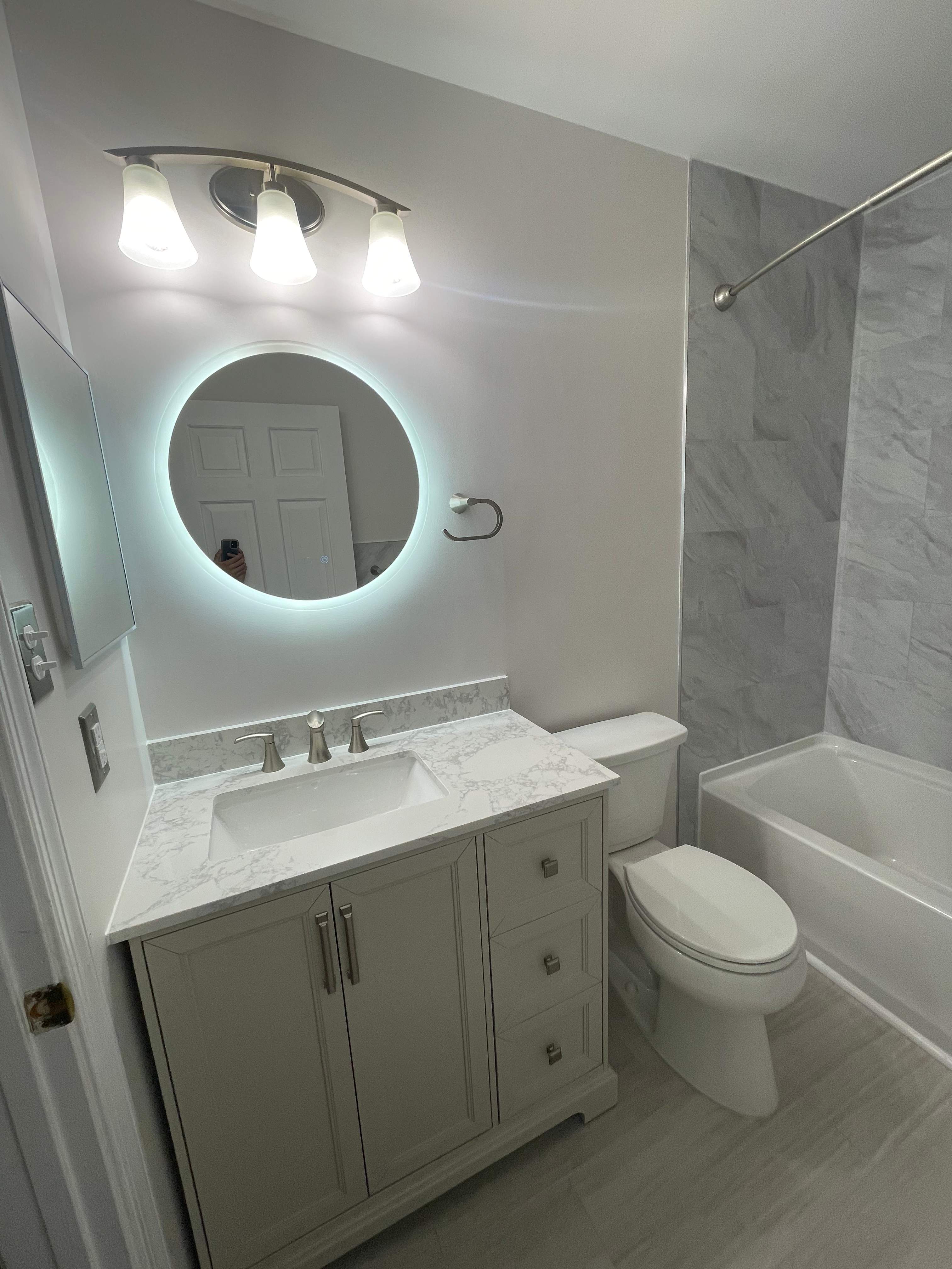 Secondary Bathroom Remodel - Lanham, MD by Remodel Now
