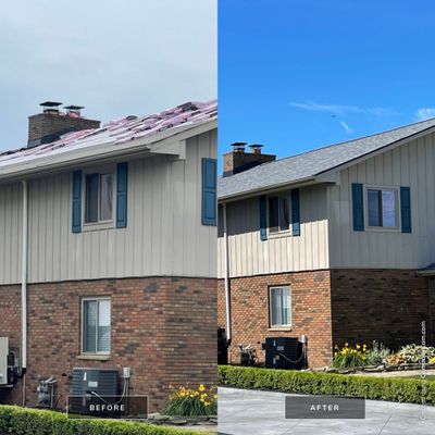 Residential Roofing Installation using Owens Corning Duration Sable Black