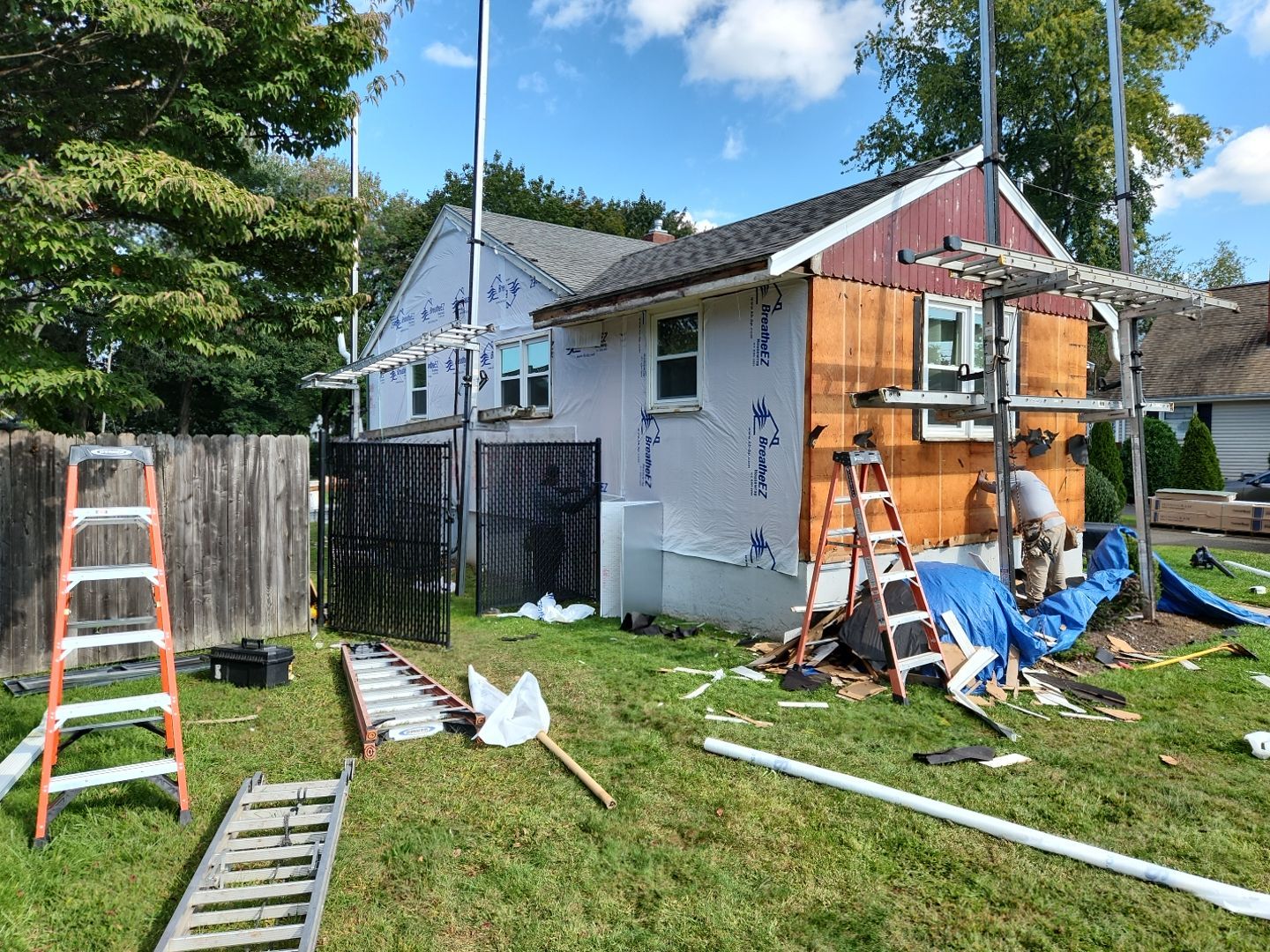 Siding Installation using Certainteed Monogram Forest Green by A Plus Exterior