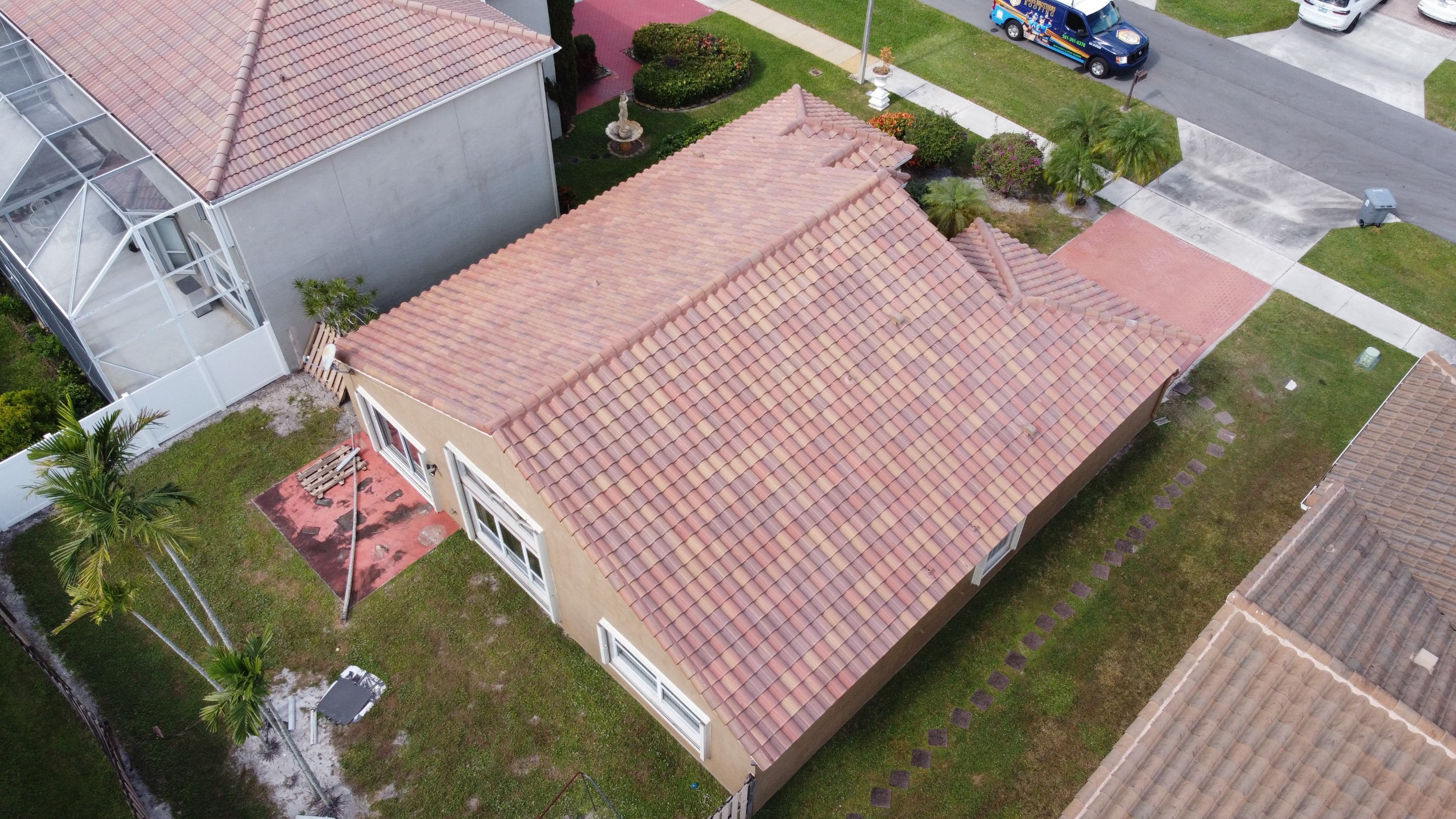 Residential Roofing Installation using Eagle Roofing Tile by BLUES BROTHERS ROOFING