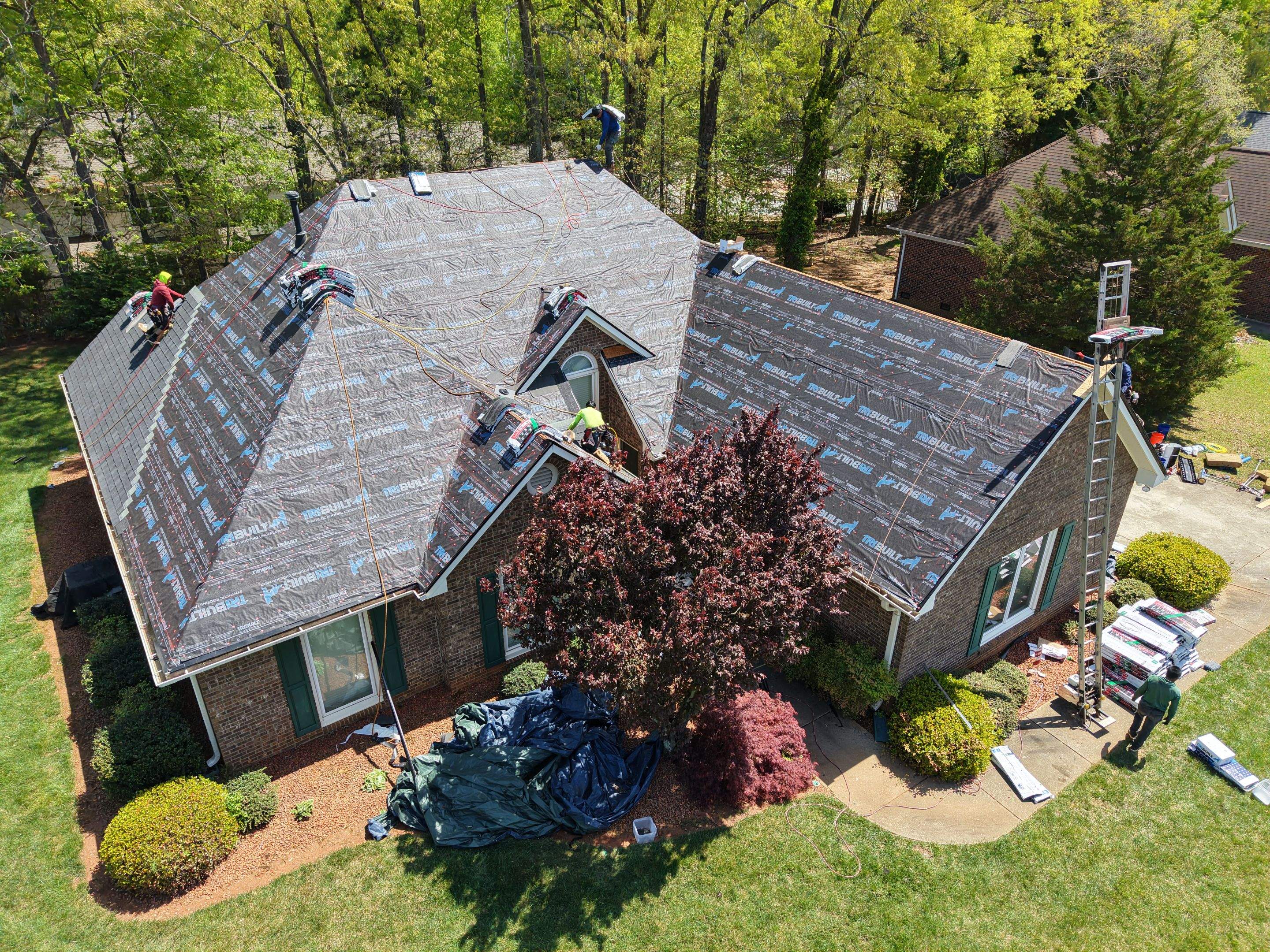 Residential Roofing Installation using TAMKO TITAN XT Rustic Black by RISE Roofing & Restoration, LLC