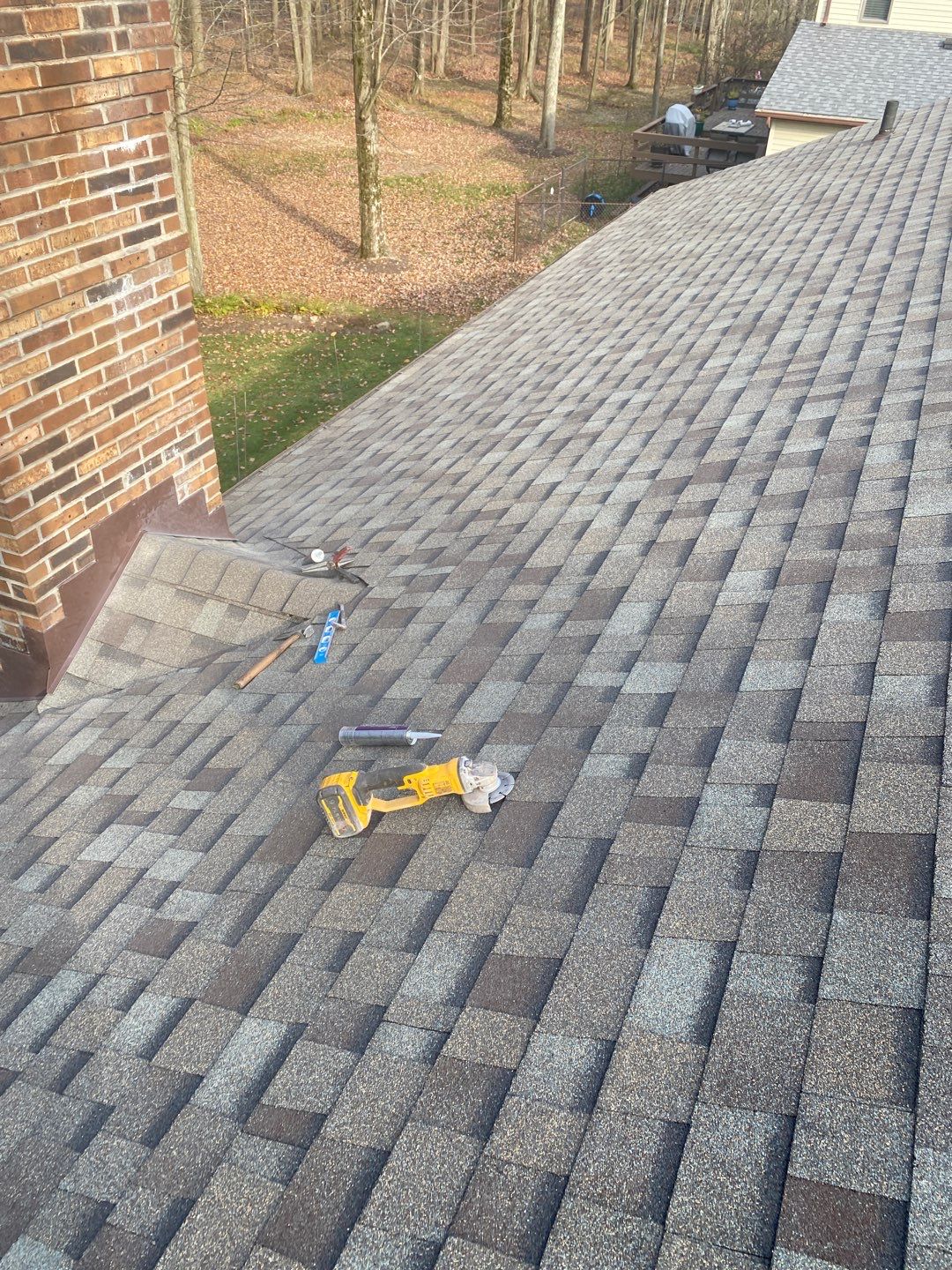 Residential Roofing Installation using Owens Corning Duration, Driftwood by Absolute Roofing and Construction