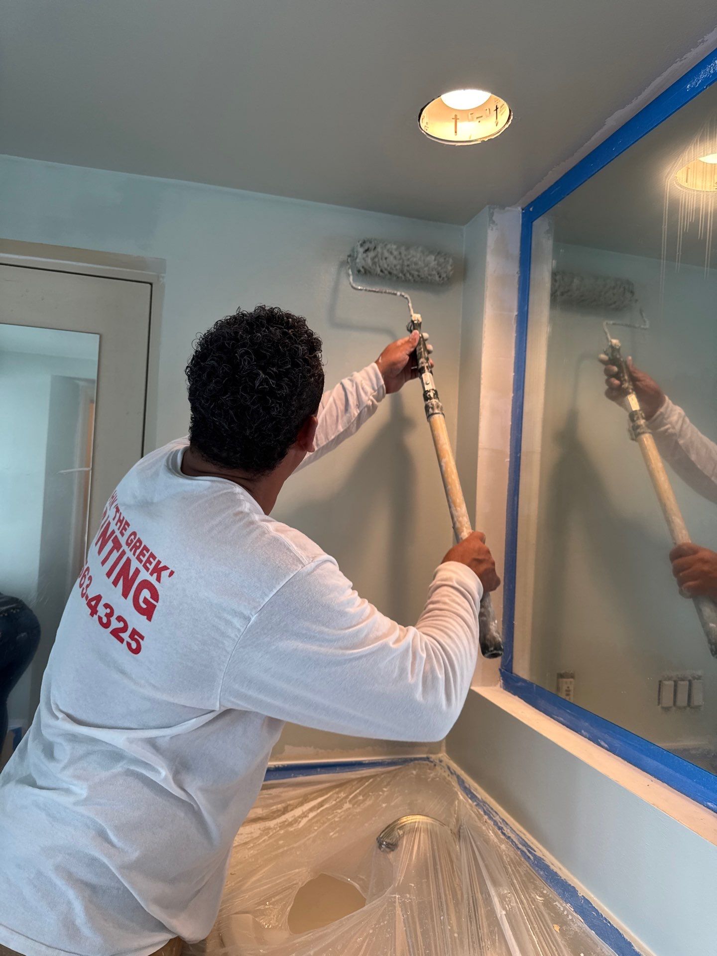 Wallpaper Removal / Interior Painting  by John “The Greek” Painting