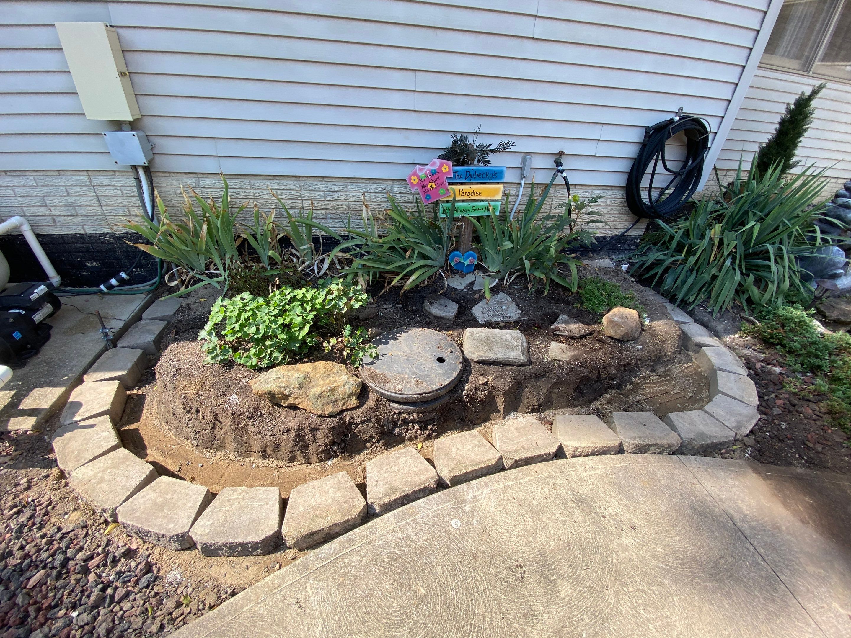 Hardscape River Wall Projects by Elm Rose Gardens