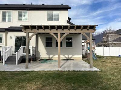 Metal Covered Pergola