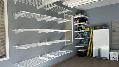Julie G. trasnformd her garage with wall storage