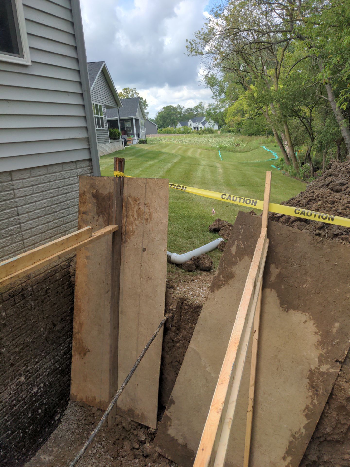 Egress Door Install using Egress Sliding Walk-Out Basement Door by Toledo Basement Repair