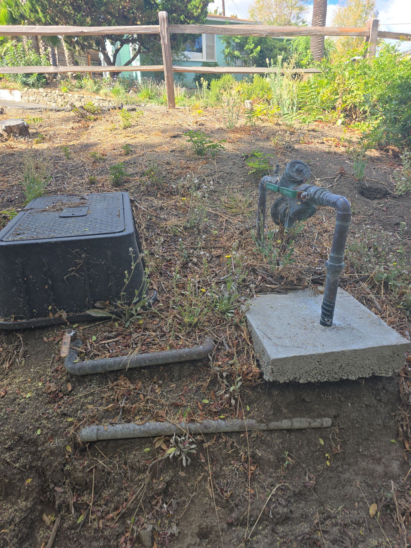 Inspection of Outdoor Water Valves by Us Plumbing 