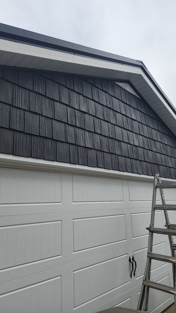 Full Exterior Home Transformation – Metal Slate Roof in Fort Wayne, IN by 4Ever Metal Roofing