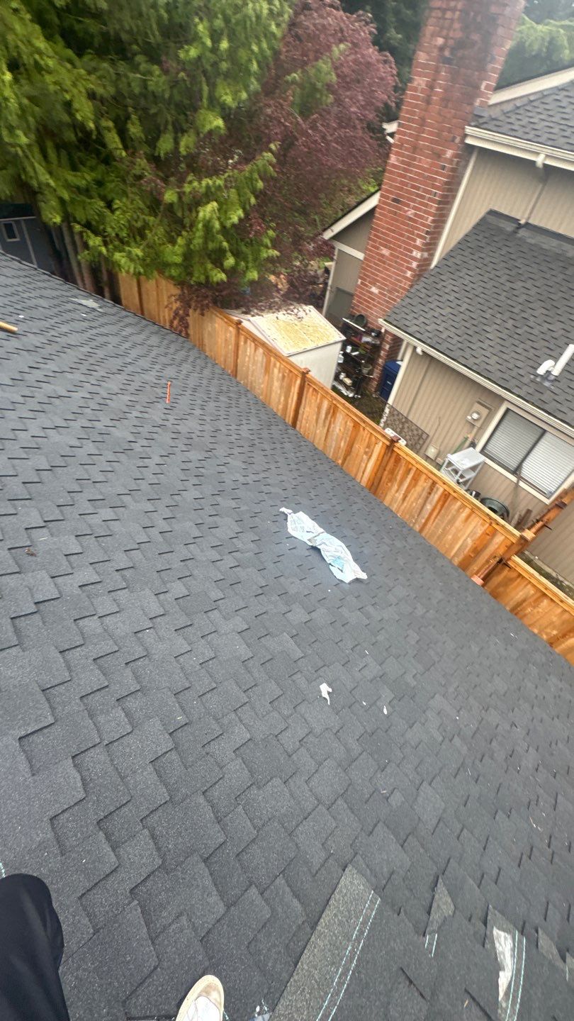 Residential Roofing Installation using GAF UHDZ Shingles by Roofing Formula LLC