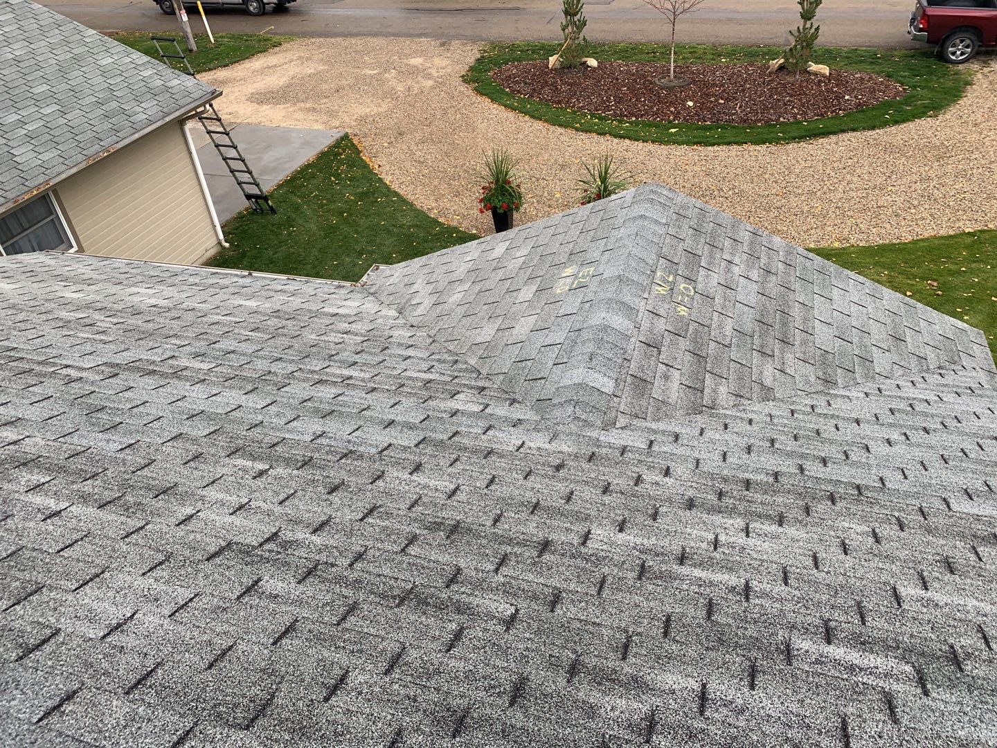 Star Idaho Single level roofing replacement using Duration Brownwood by ID Roofing LLC