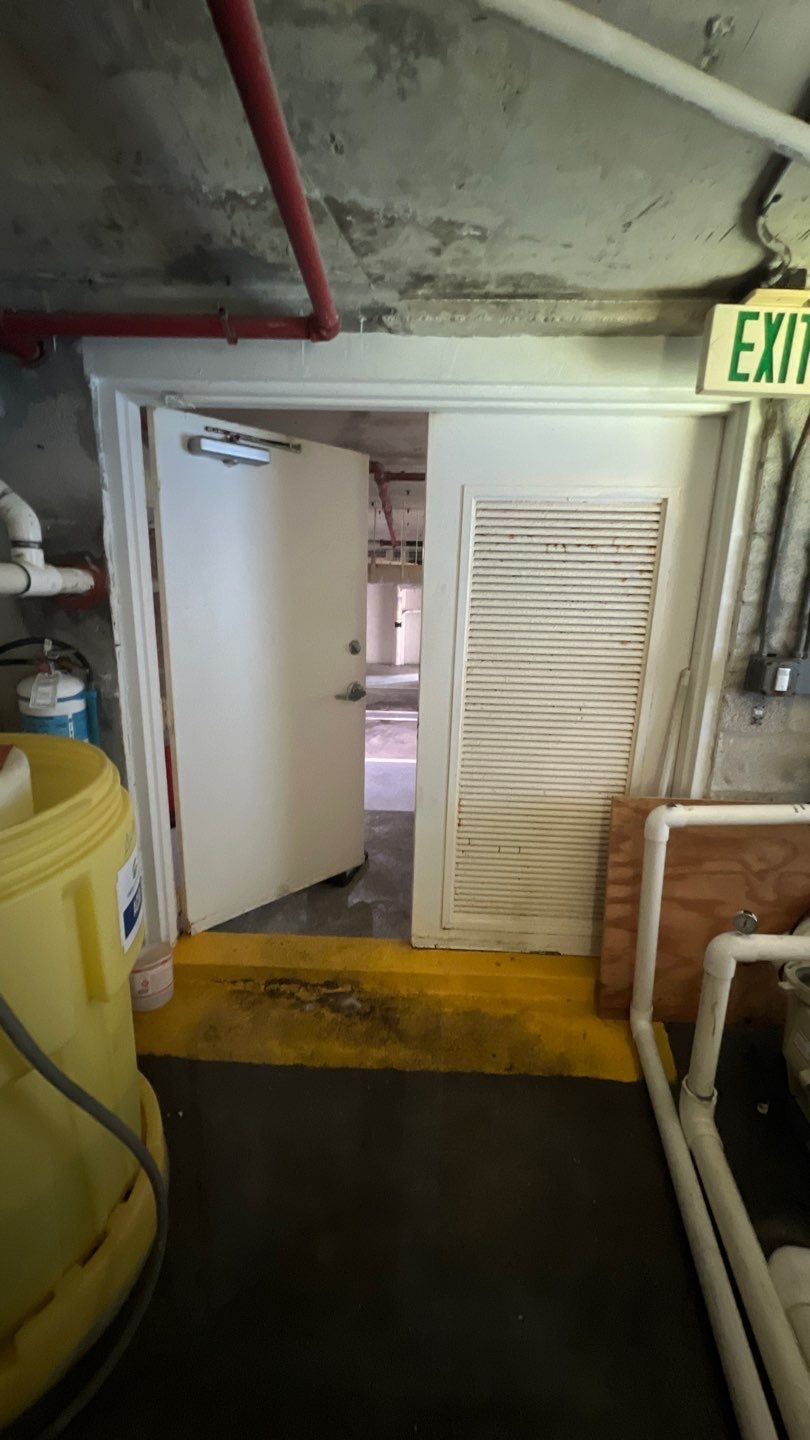 Commercial Stairwell Door Replacement & Hollow Metal Door Retrofit – Pompano Beach High-Rise by The Door Doctor of South Florida, Inc.