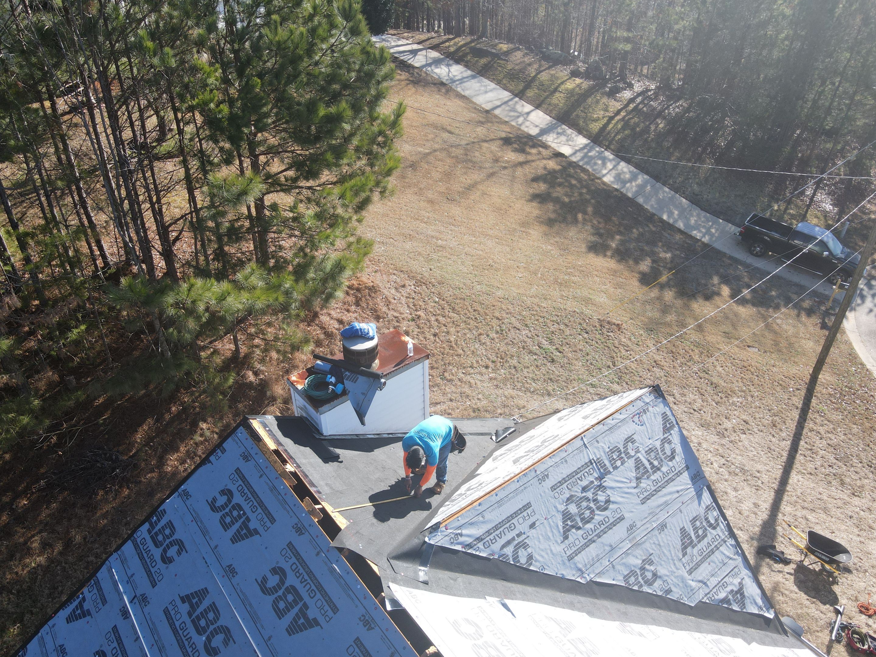 Residential Roofing Installation using Owens Corning by Inspector Roofing and Restoration