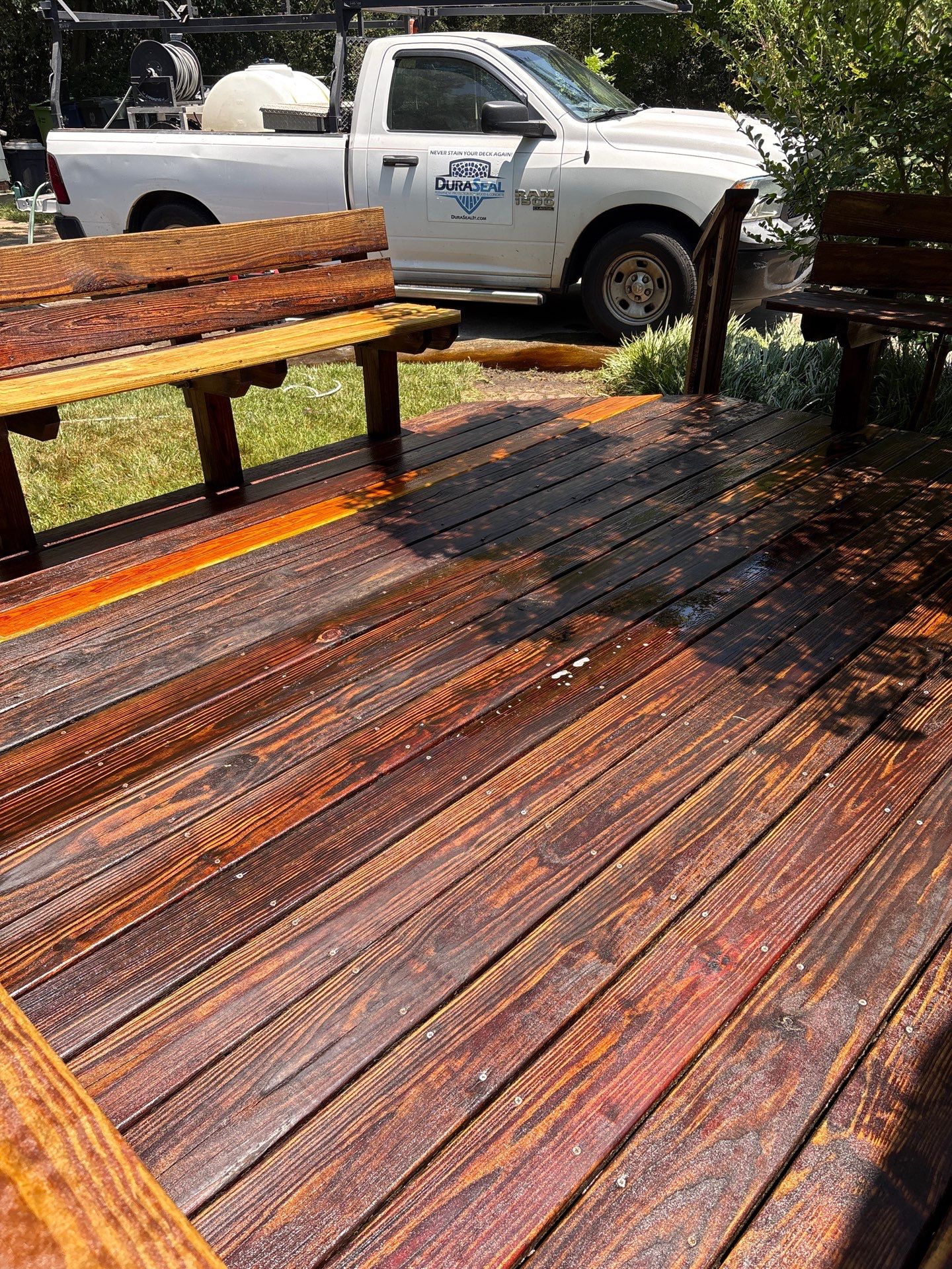 Deck using Wood Sealant by DuraSeal