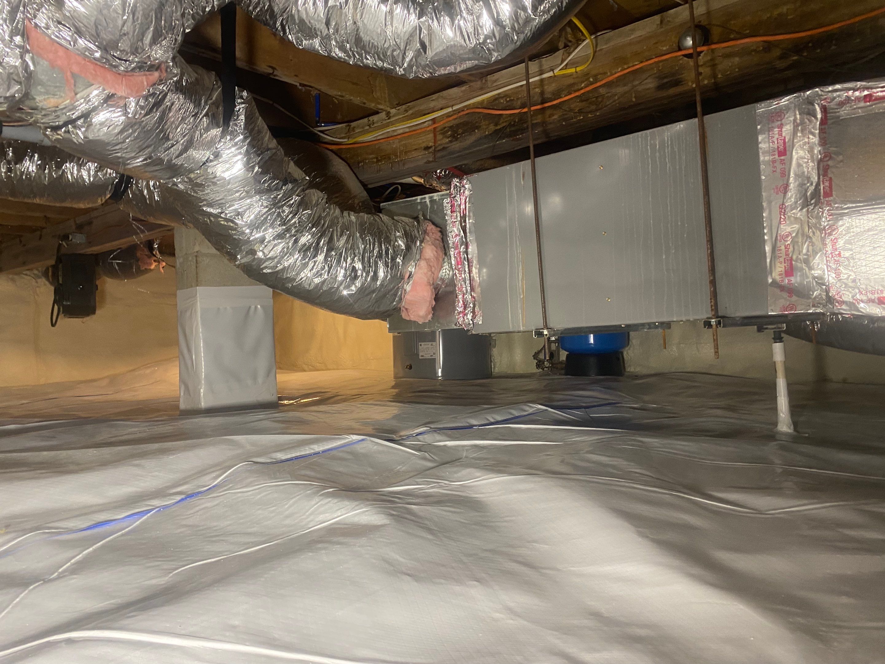 Crawlspace repair using cleanspace by Burke Home Services