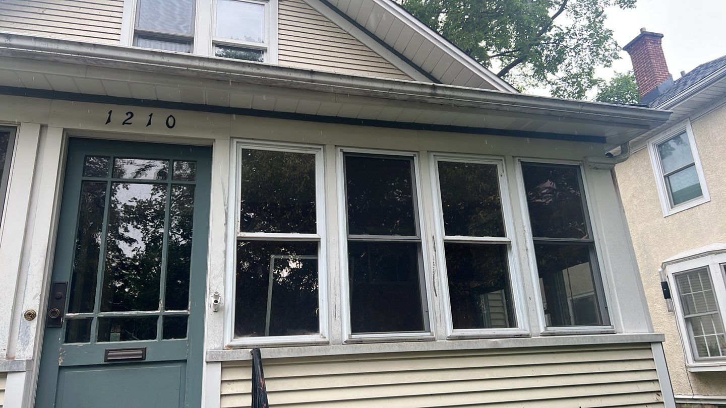 Housewashing  using Algaecide, soft wash soap by Northern Power Washing LLC.