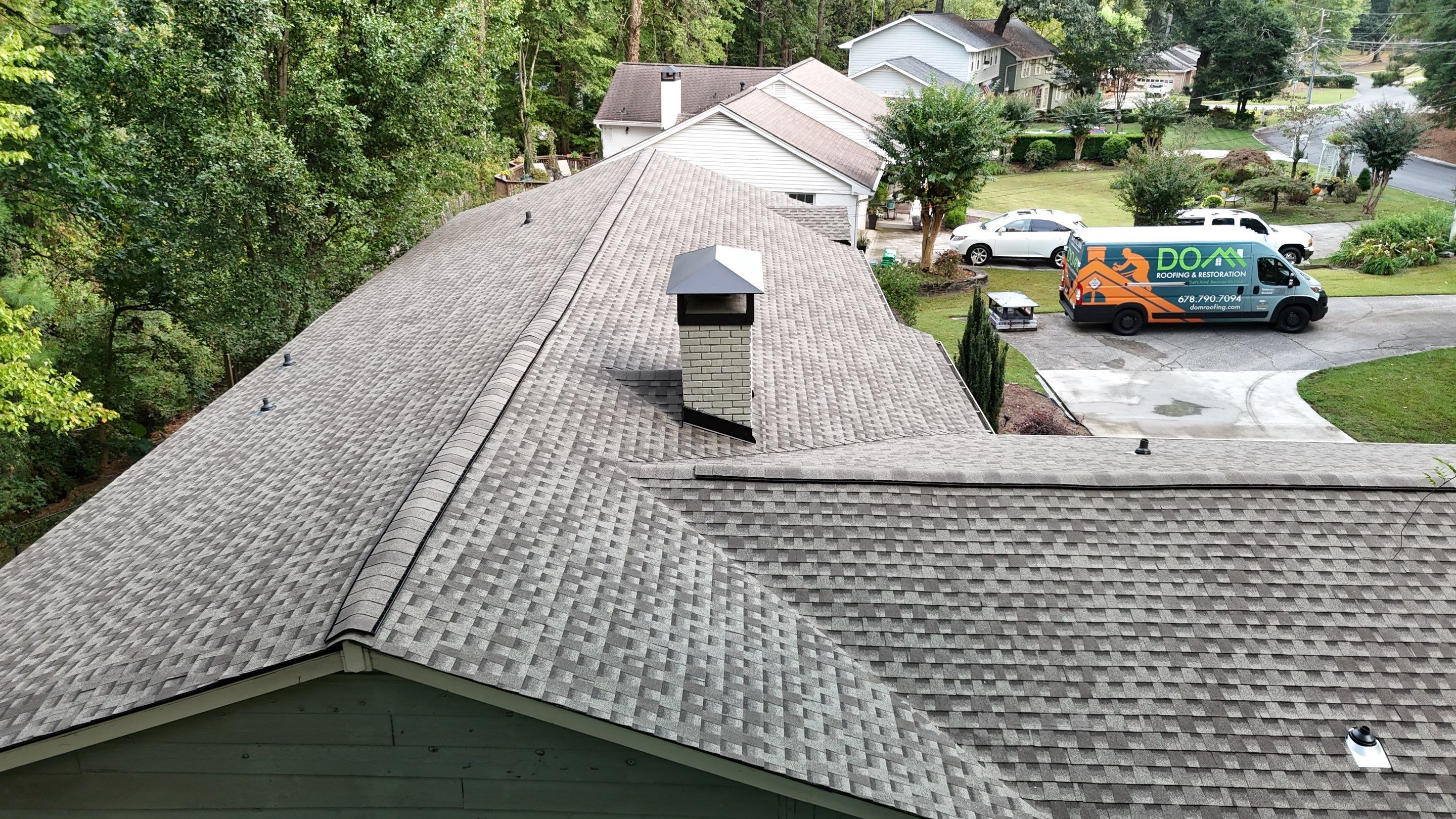 Kings Point Dr Roof & Chimney Cap Replacement by Dom Roofing & Restoration