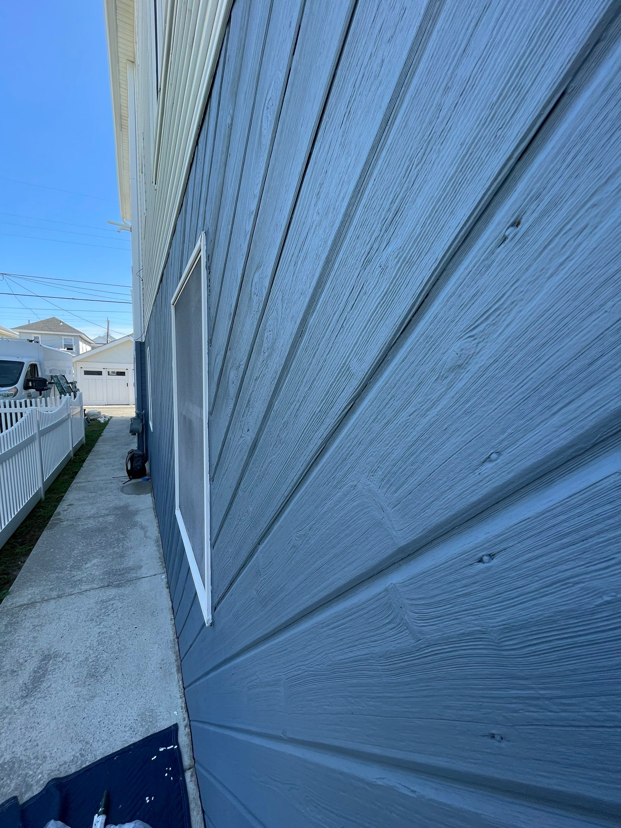Blue Beach House Exterior Painting in OCNJ by Davis Painting Llc 