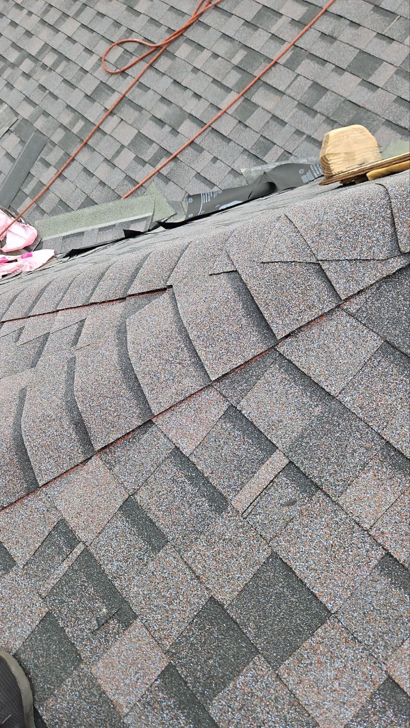 Residential Roofing Installation using Owens Corning Duration Midnight Plum by Indigo State Roofing