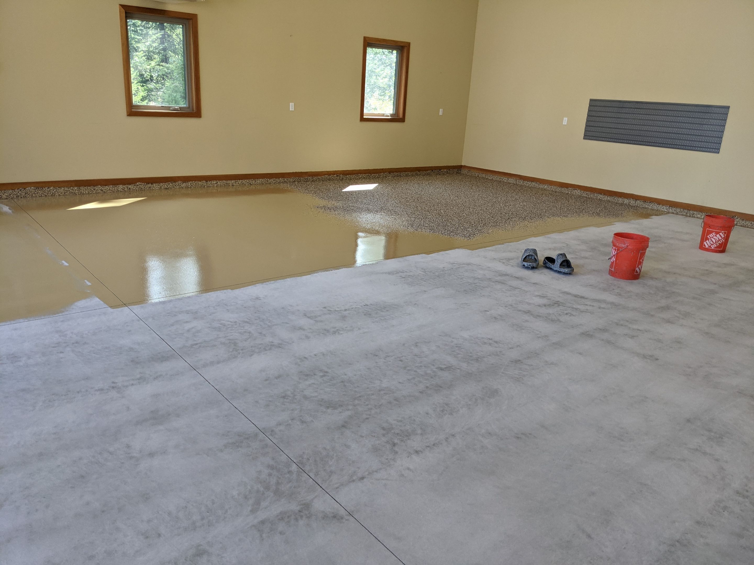 Shop Transformation using Sandstone and the Penntek Evolution System by Croc Coatings, LLC