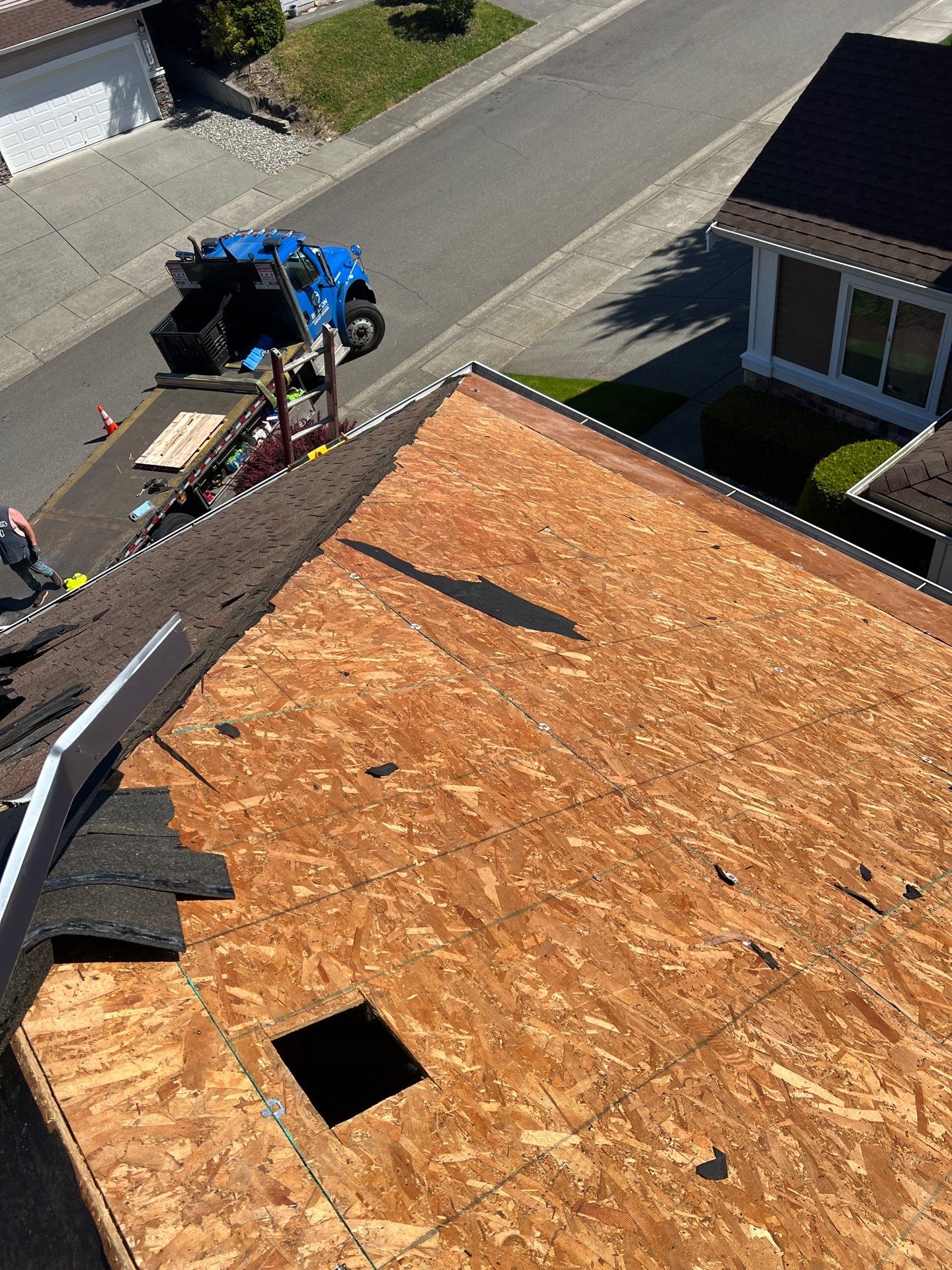 Residential Roofing Installation using GAF UHDZ Shingles by Roofing Formula LLC