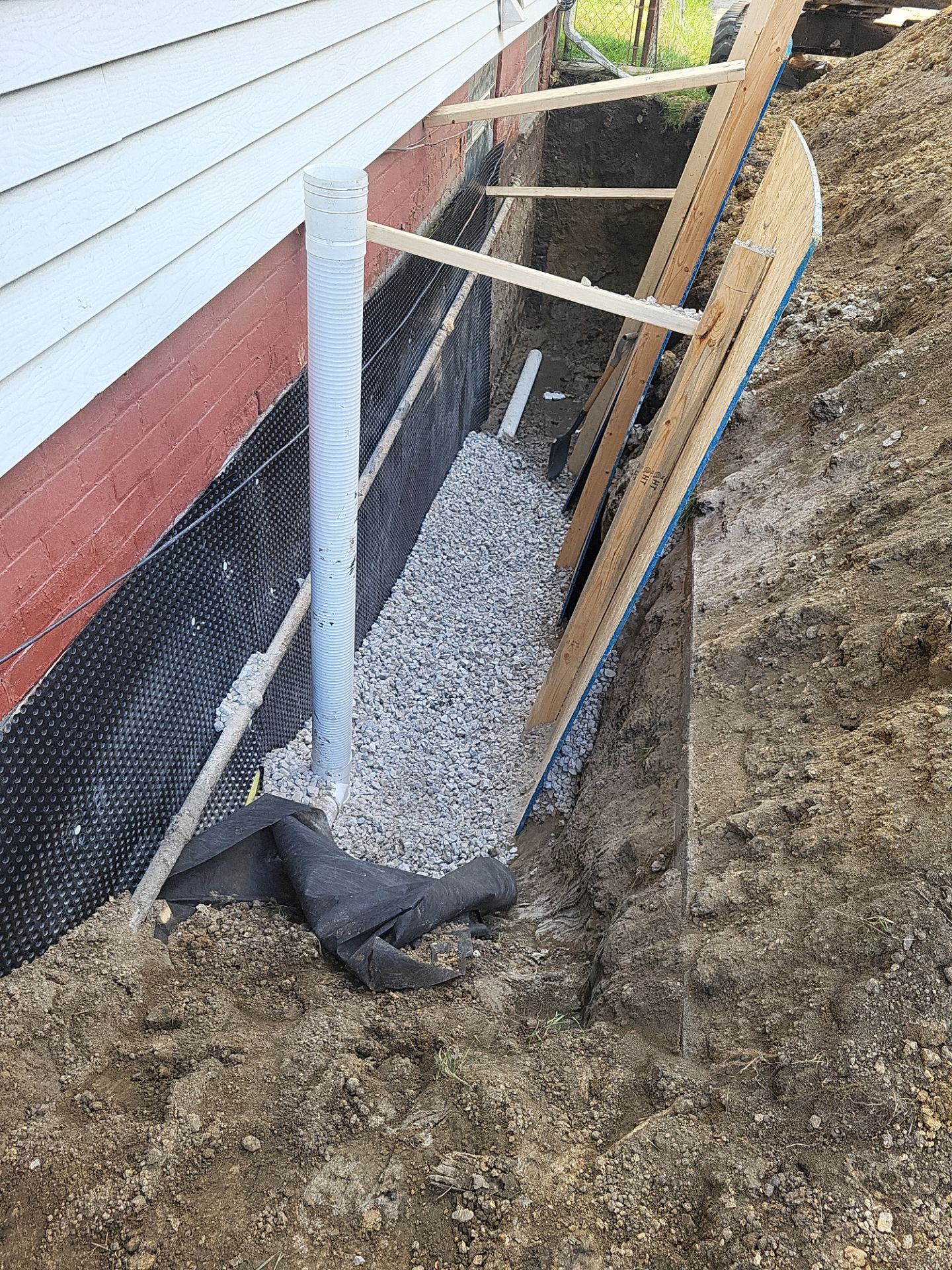 Exterior Deep Waterproofing System by Toledo Basement Repair