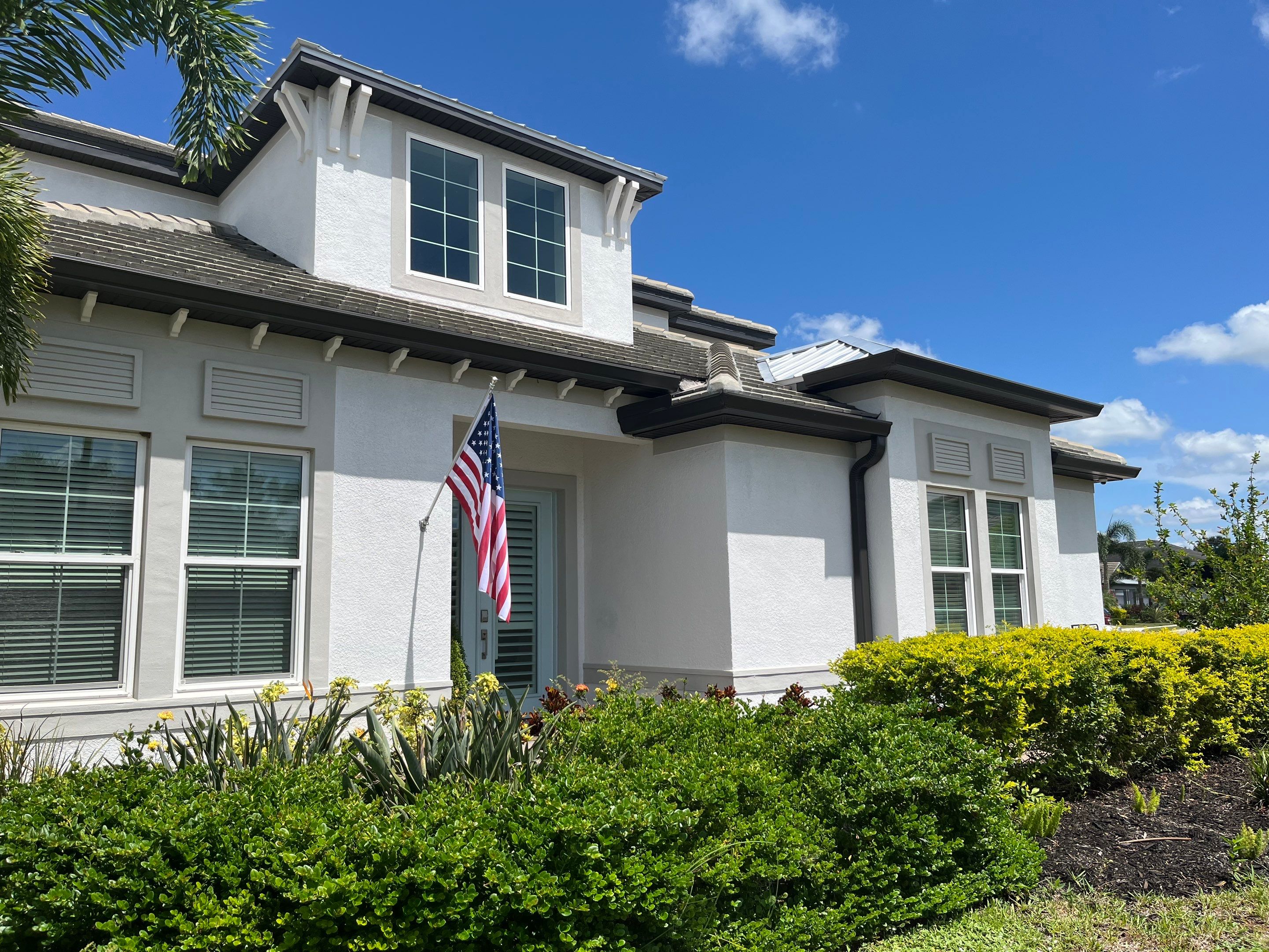 Bronze 7inch Gutter Installation in Sarasota FL by Gutter Professors
