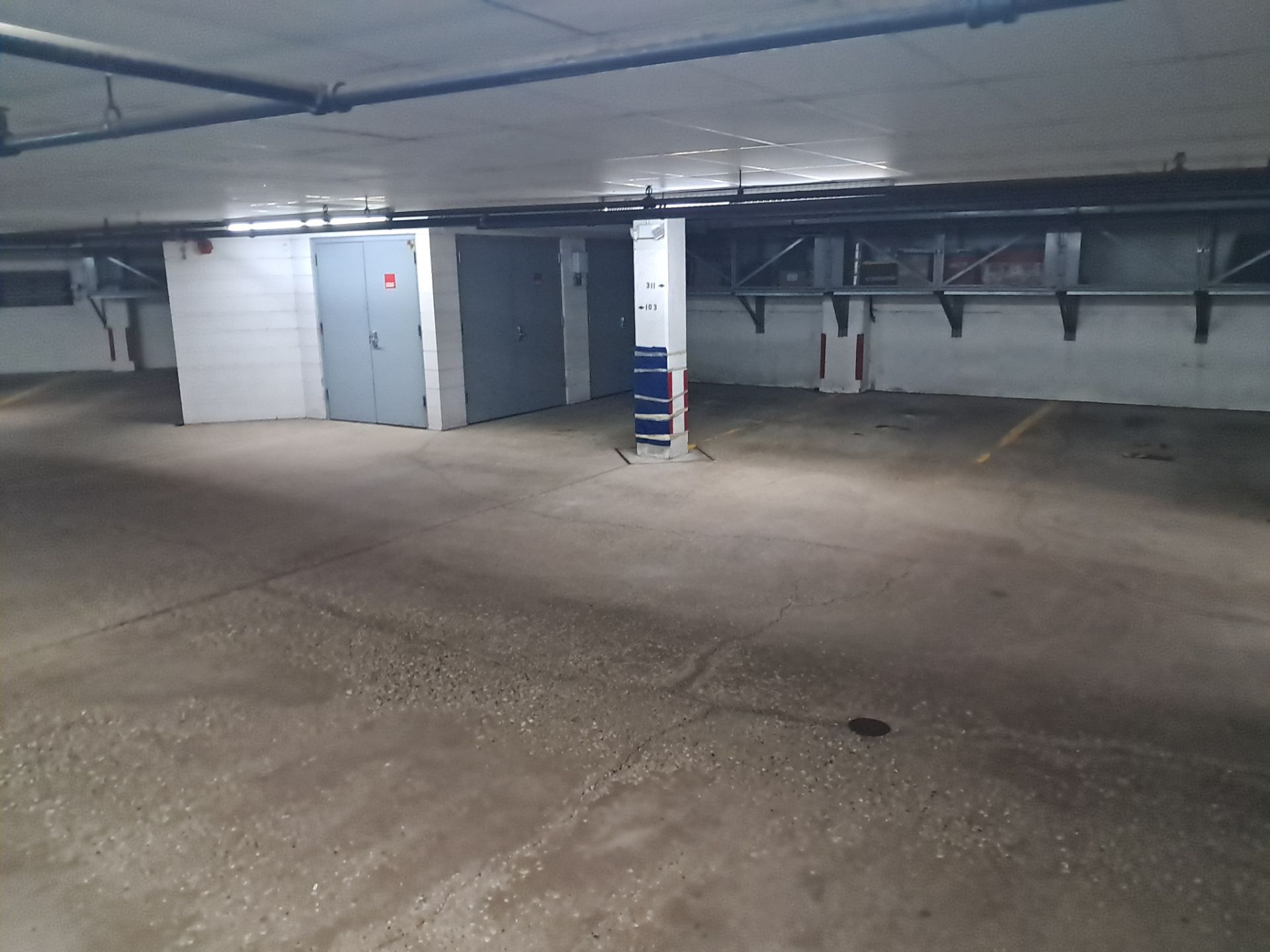 Parking Garage Sweeping & Concrete Deep Cleaning by Northern Power Washing LLC.