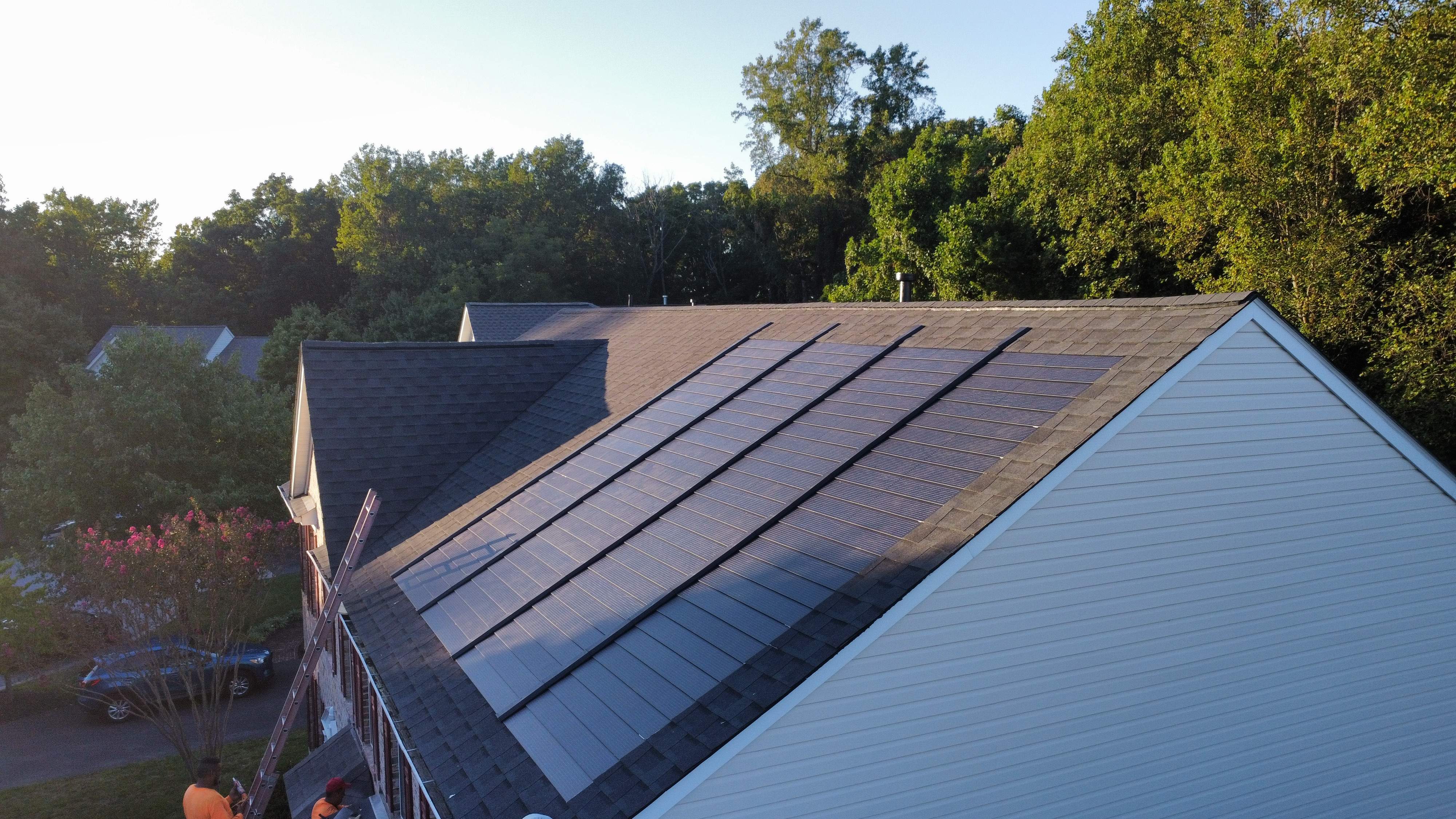 GAF Timberline Solar Roof Ellicott City, MD by American Home Contractors