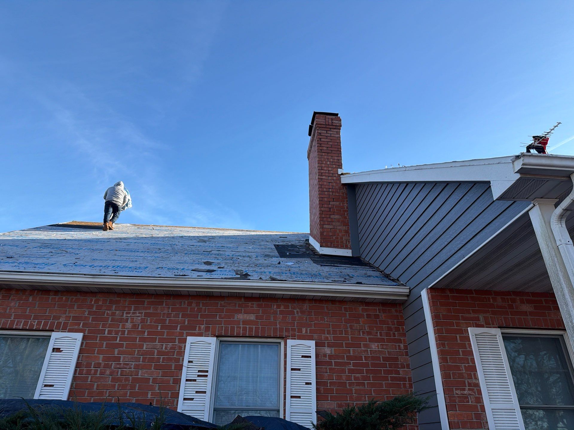 Residential Roofing + Gutters & Downspouts Install  by Titan Commercial & Residential Roofing 