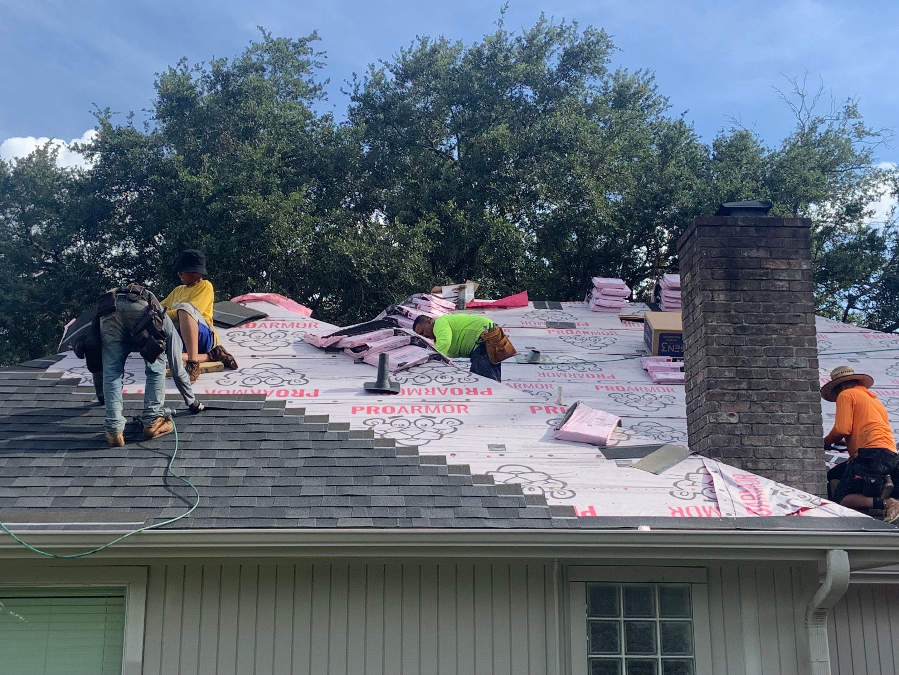 Residential Roofing Installation using Owen's Corning Duration (Lifetime) Shingles by Roof Repair Company