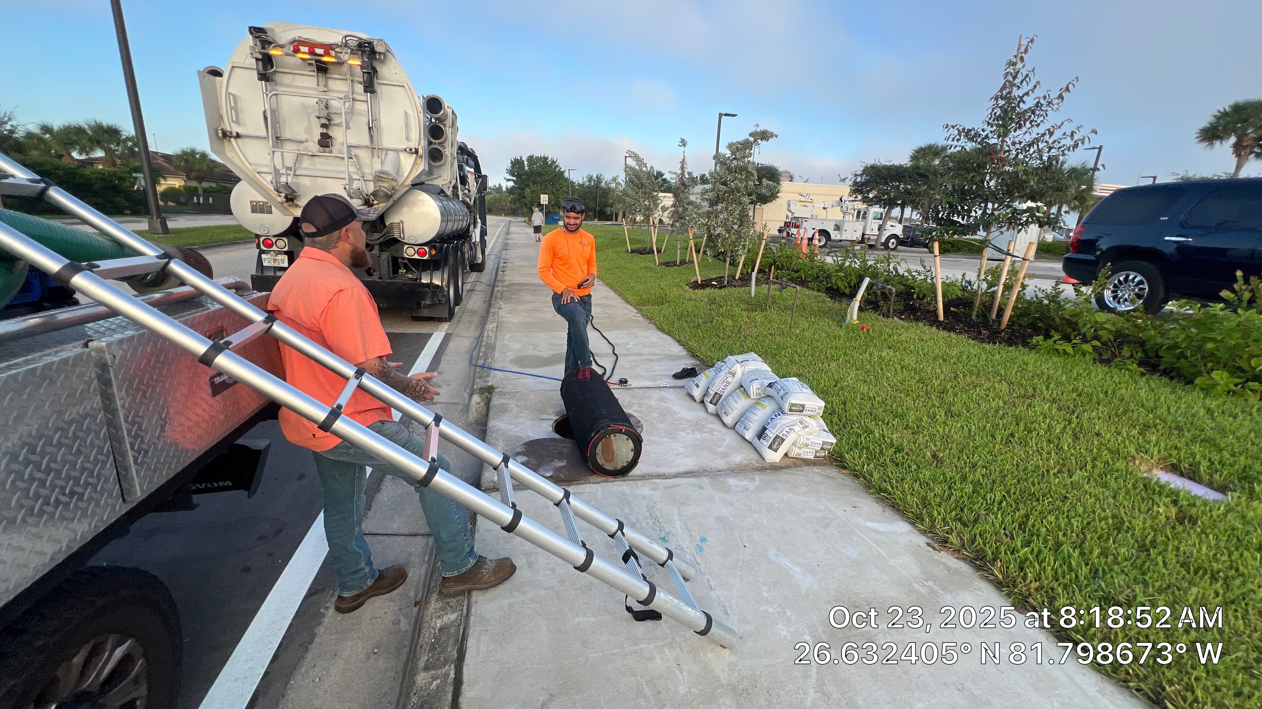Coffee Rush Fort Myers with PRS by Don Mar, Inc. Storm Water Solutions