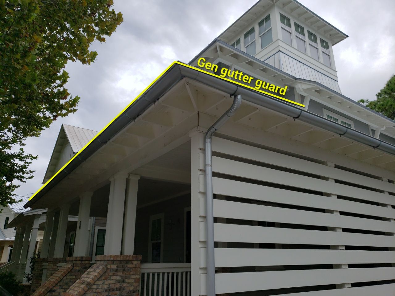 Gutter Guard Installation using LeafBlaster Pro by Gutter Professors