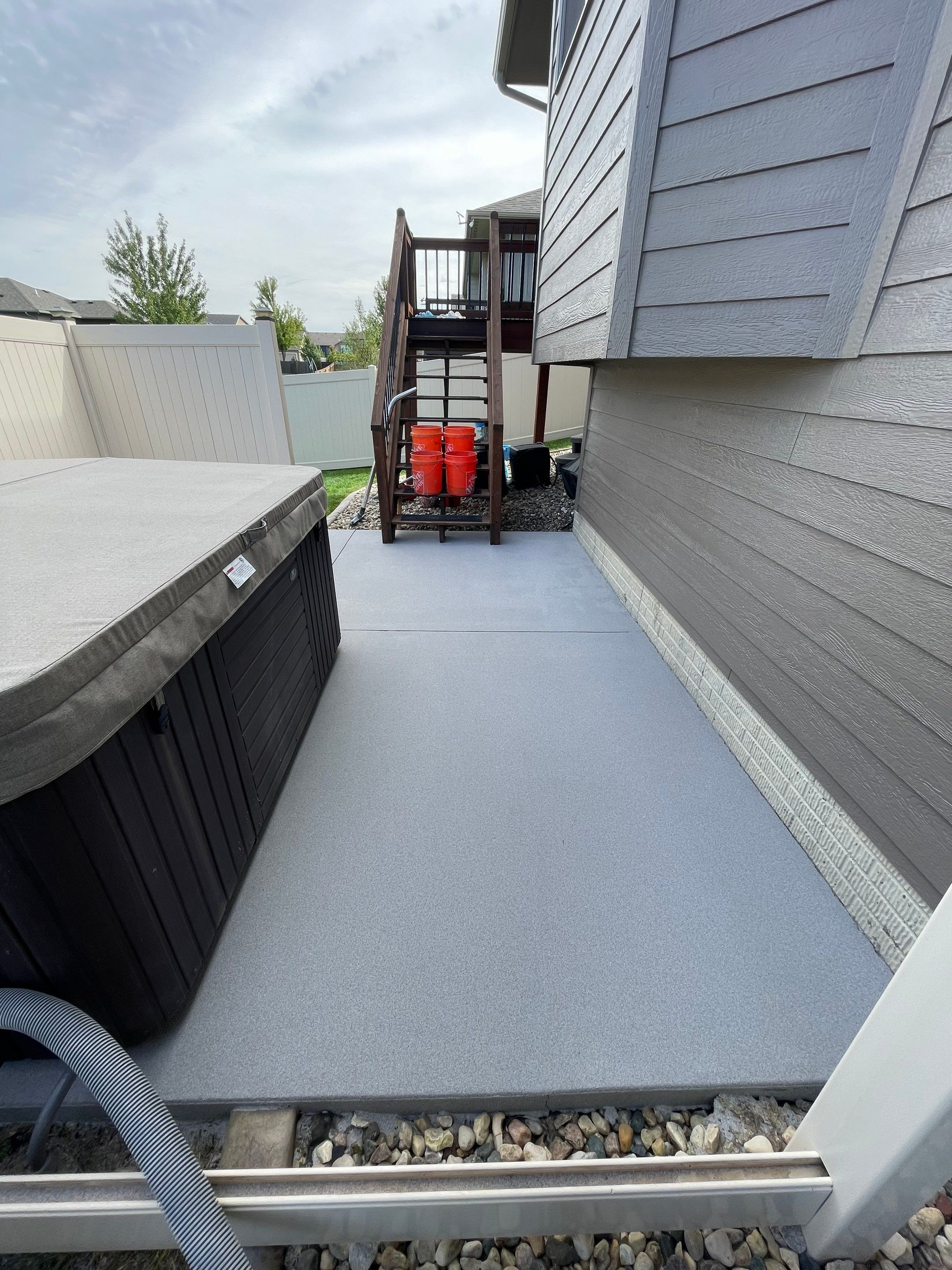 Garage and Patio Concrete Coatings in Sioux Falls by Select Painting, Coatings & Garage Cabinets