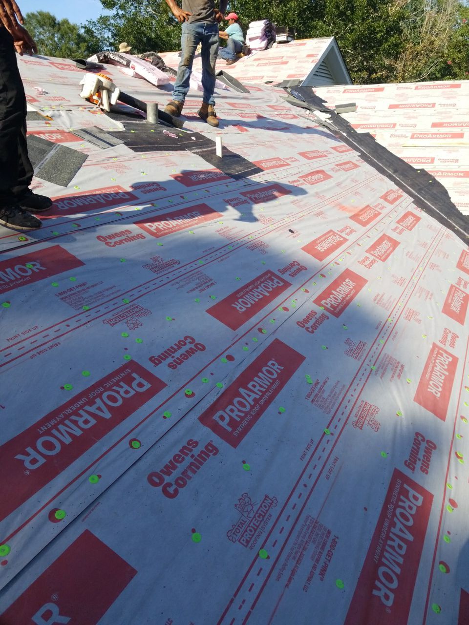 Residential Roofing Installation using Roof Replacement by American Roofing & Construction LLC