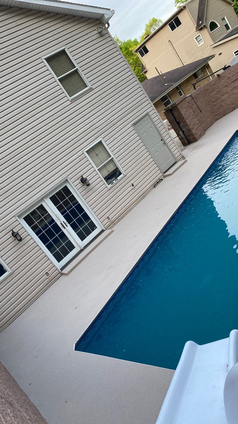 Oxford Pool Deck Project in McKees Rocks by Floors in a Day, Inc
