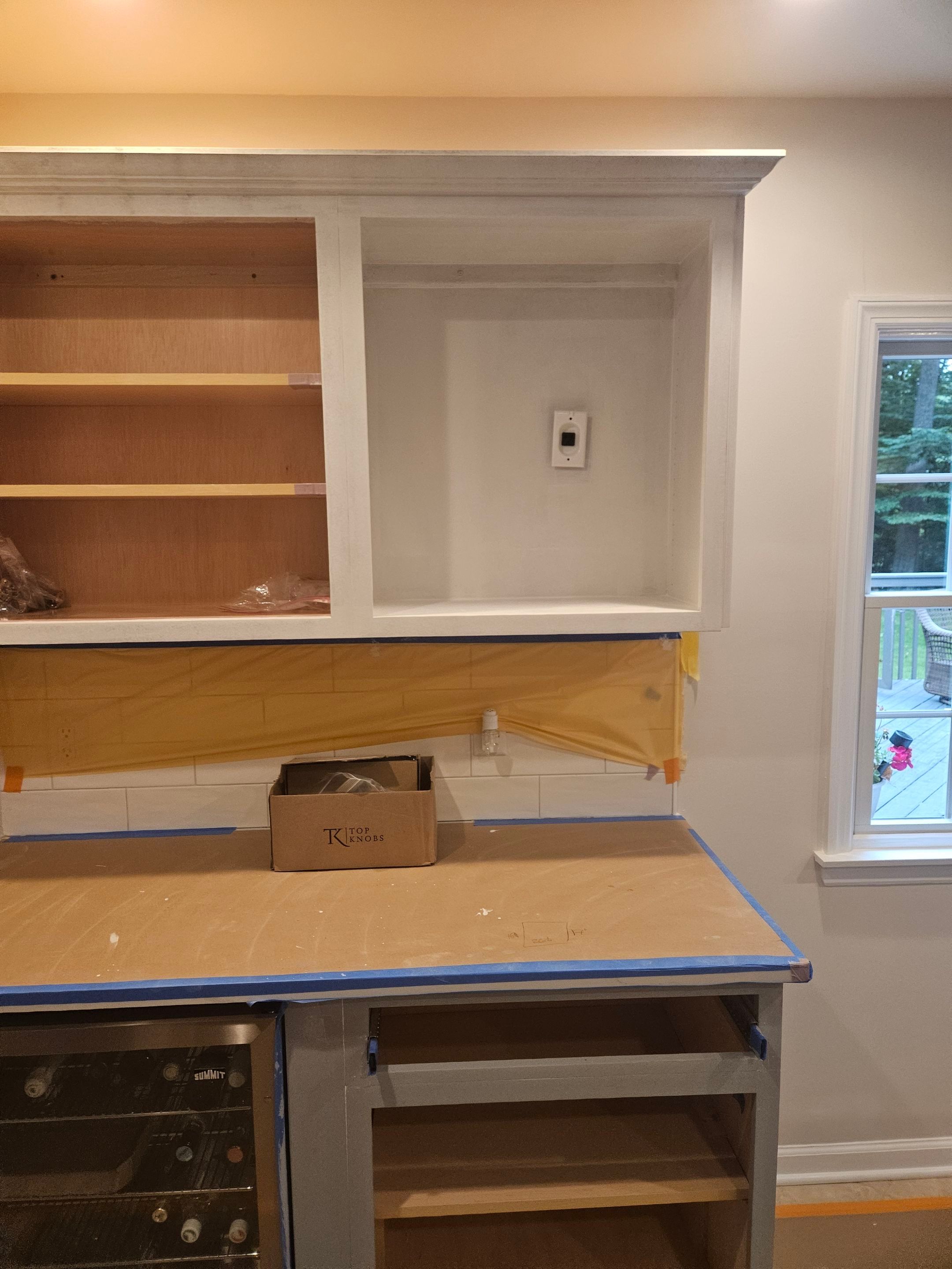 Chic Kitchen Cabinet Refinishing Project by Spectrum Painting, LLC