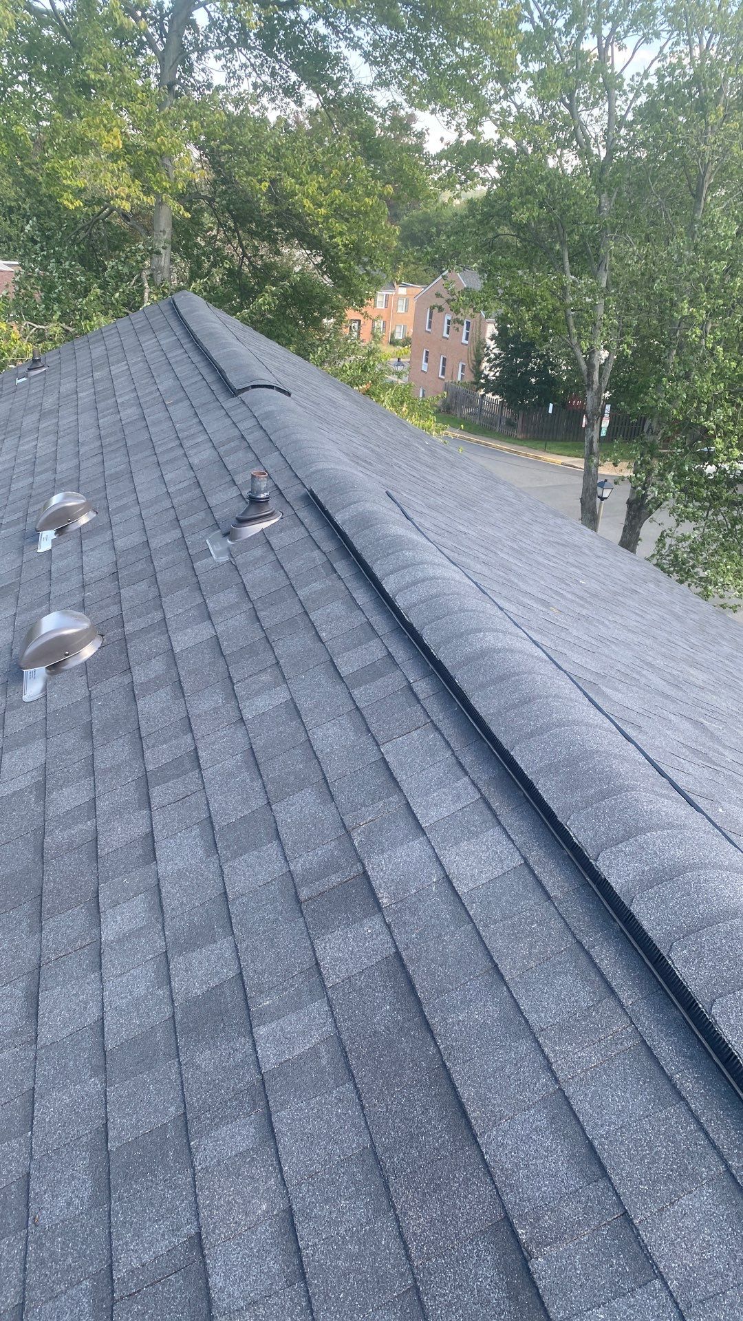 Woodbridge: Residential Roof Replacement with CertainTeed Landmark Shingles in Charcoal Black by RM Banning, Inc.