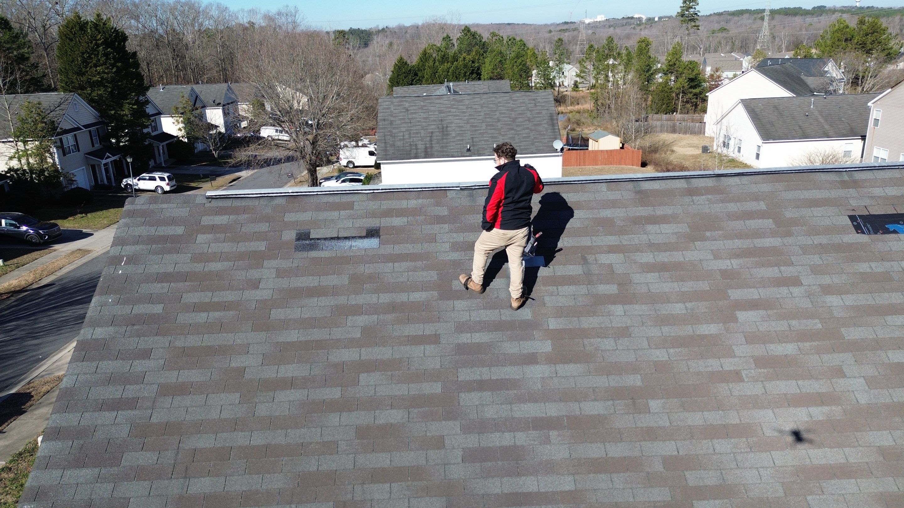 Roof replacement by hail and wind damage by Just Brilliant Restoration JBR