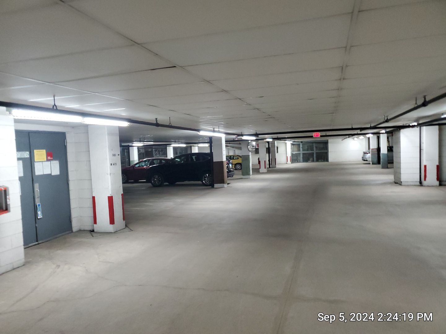 Parking Garage Sweeping & Concrete Deep Cleaning by Northern Power Washing LLC.