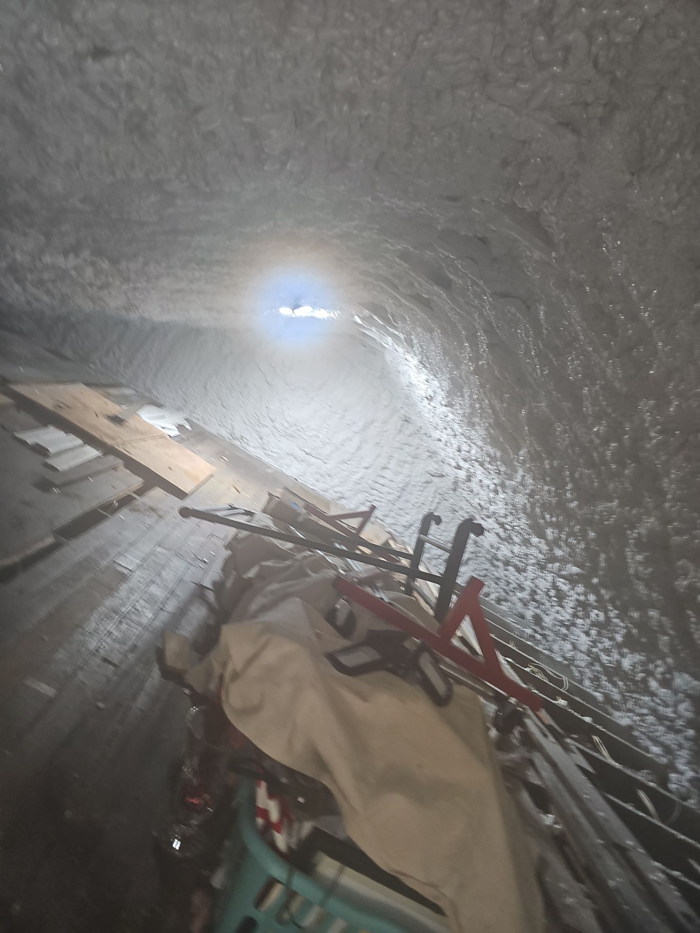 Attic Insulation using open cell spray foam by NYS Foam & Energy