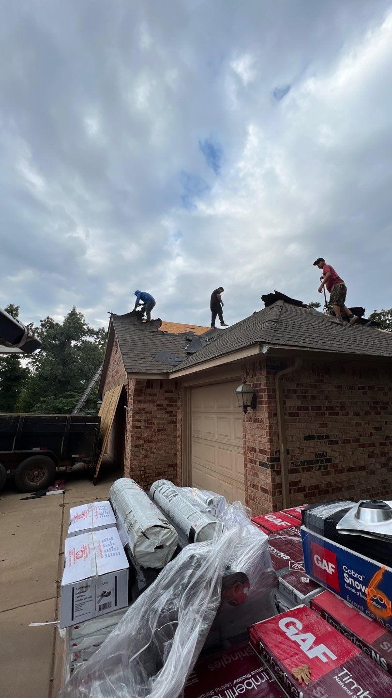Residential Roofing Installation using GAF Natural Shadow  by A & H Roofing and Contracting