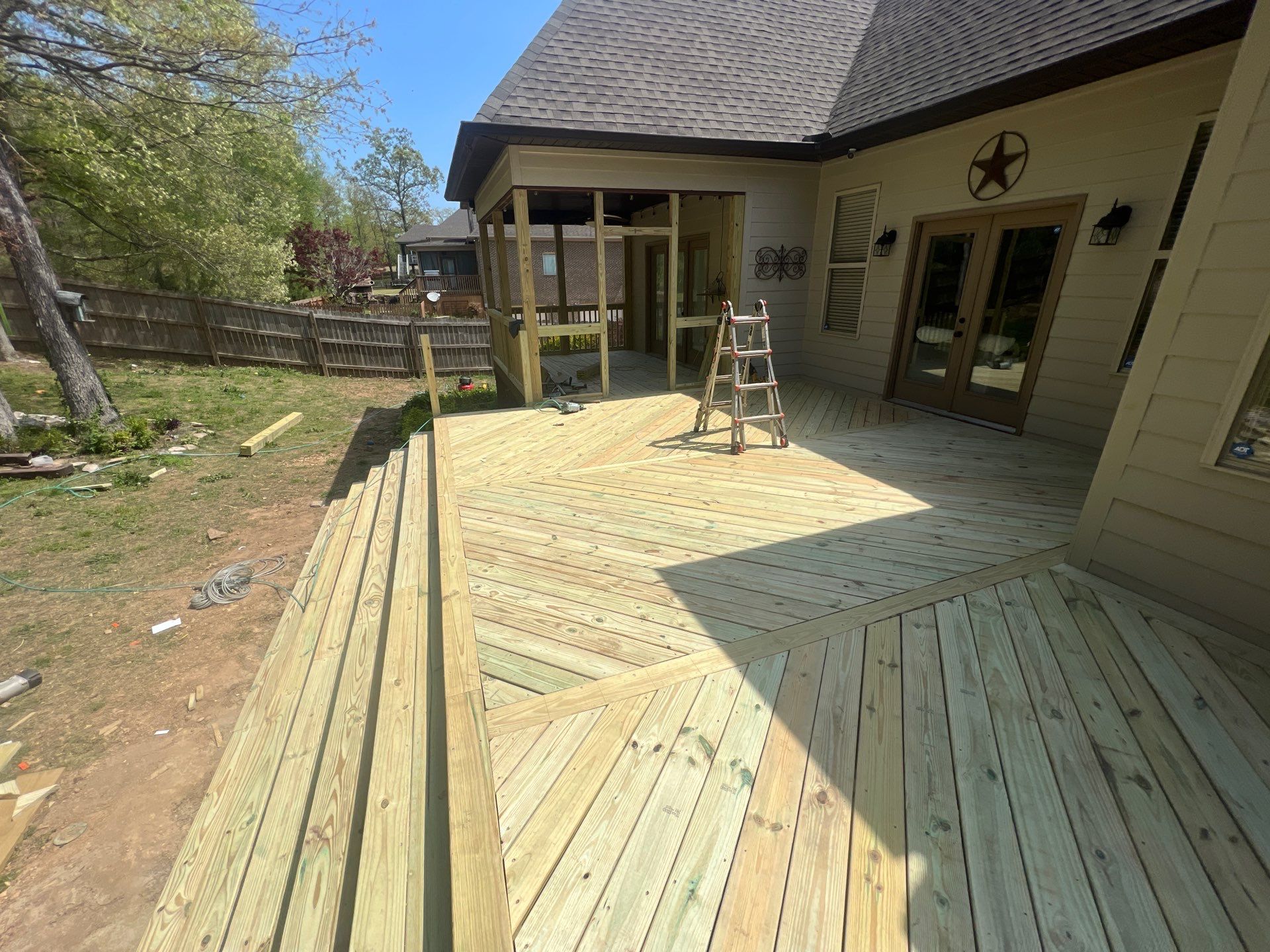 Long Leaf Lake - Deck by Pillar and Pine