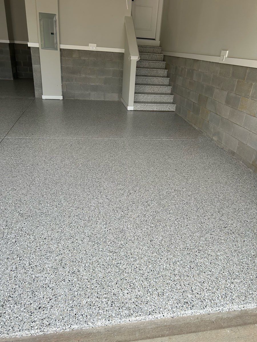 Garage Floor Coating using Cabin Fever by My Garage Floor Guys