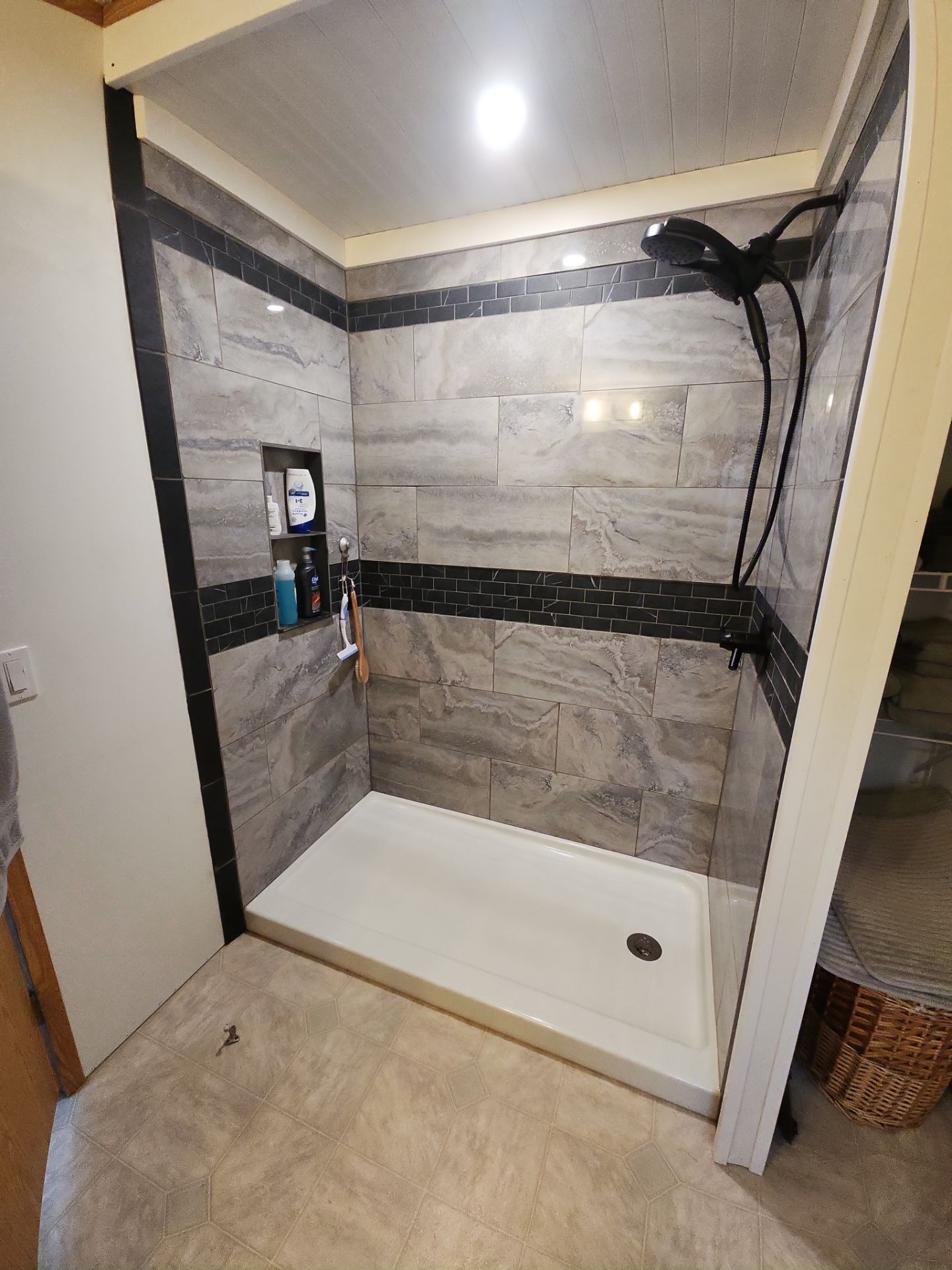 Semi-Frameless Sliding Shower Doors by Cheshire Glass Company