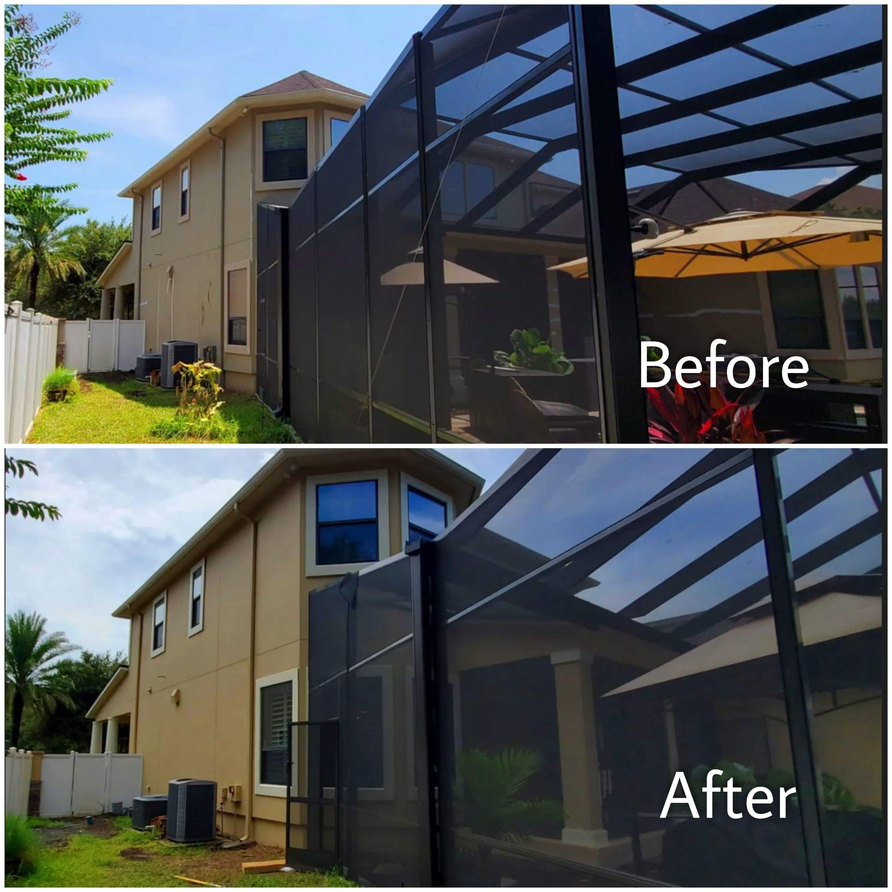 Stucco Crack Repairs and Exterior Painting in Jacksonville FL 32226 by A New Leaf Painting, LLC
